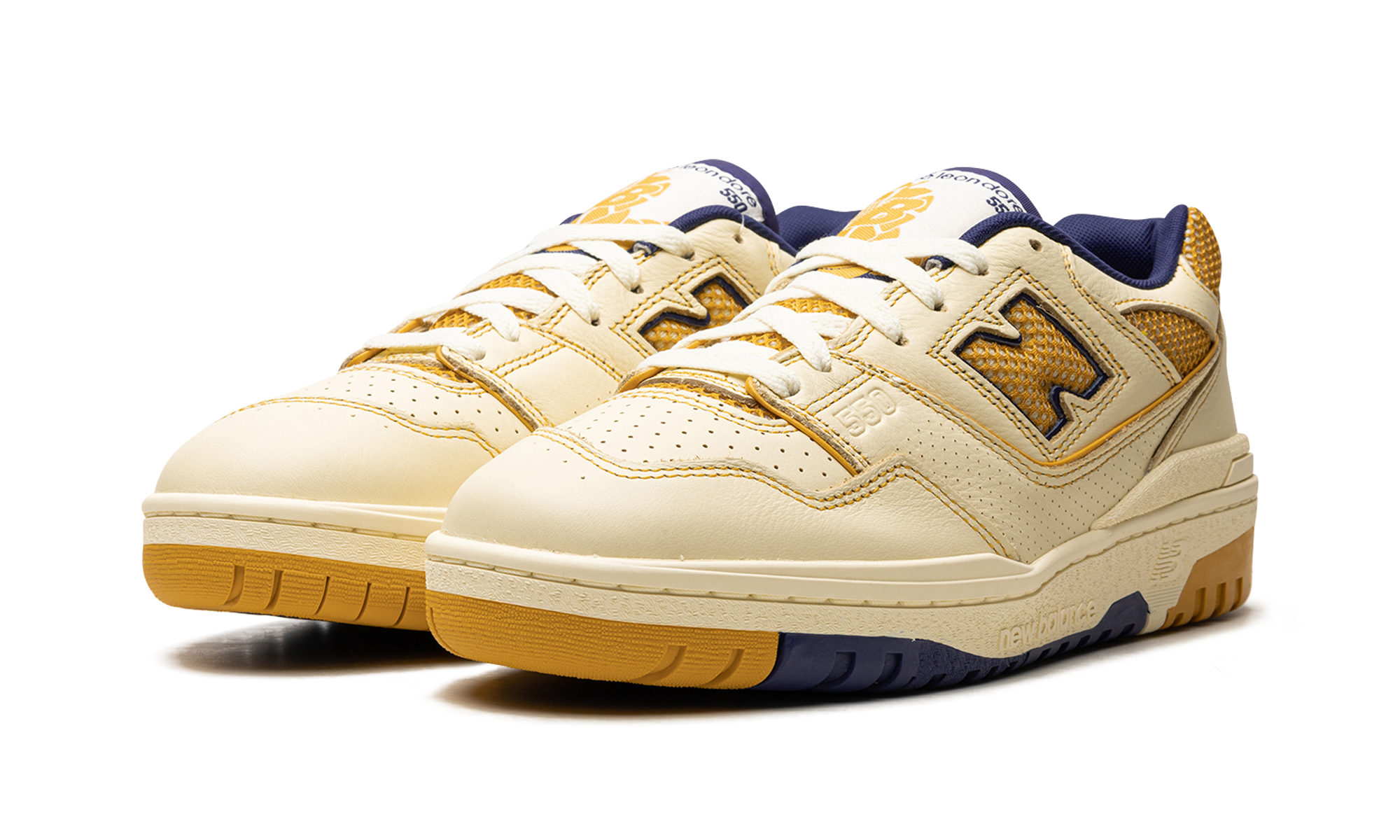 550 "Aime Leon Dore - White / Yellow" BB550AX1