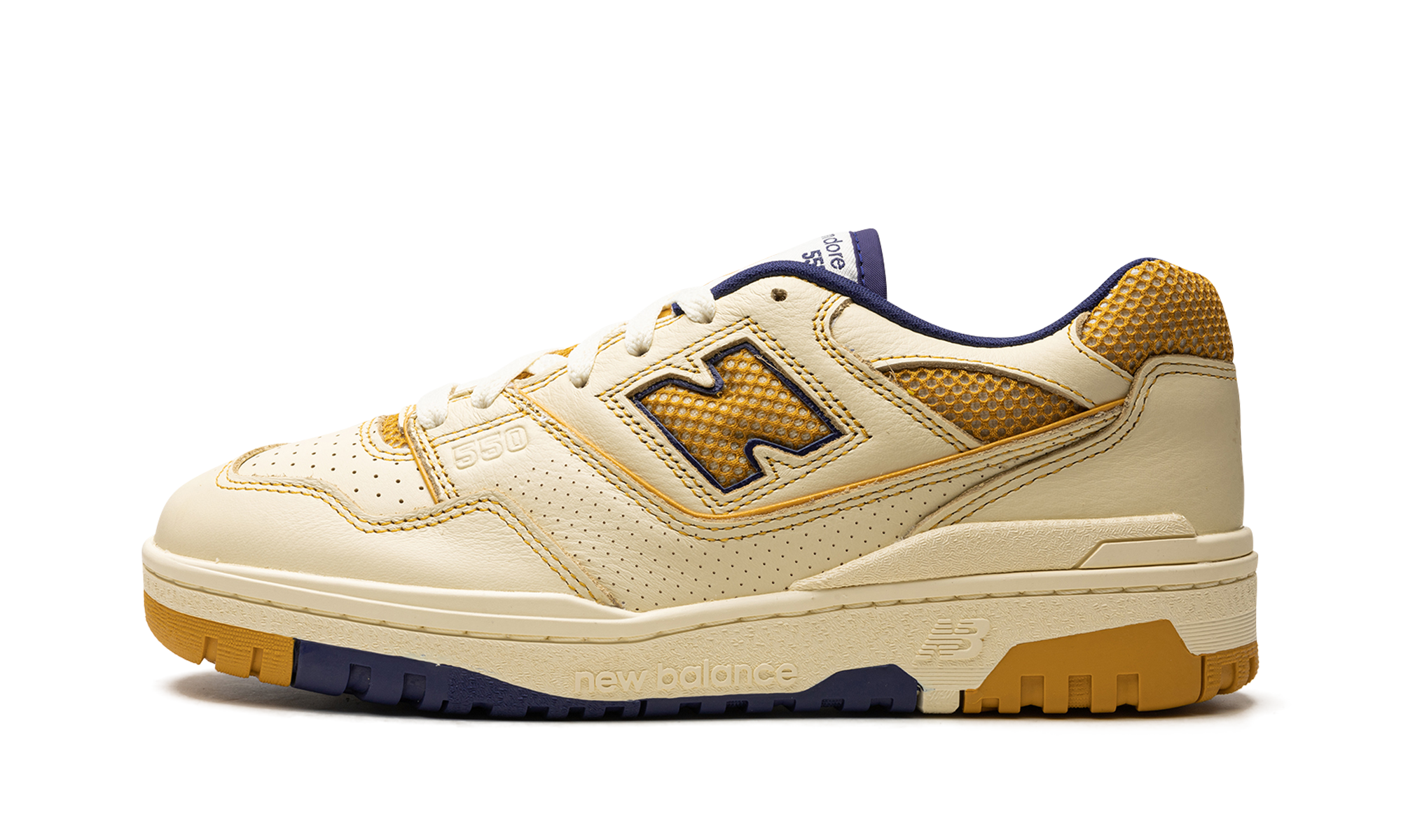 550 "Aime Leon Dore - White / Yellow" BB550AX1