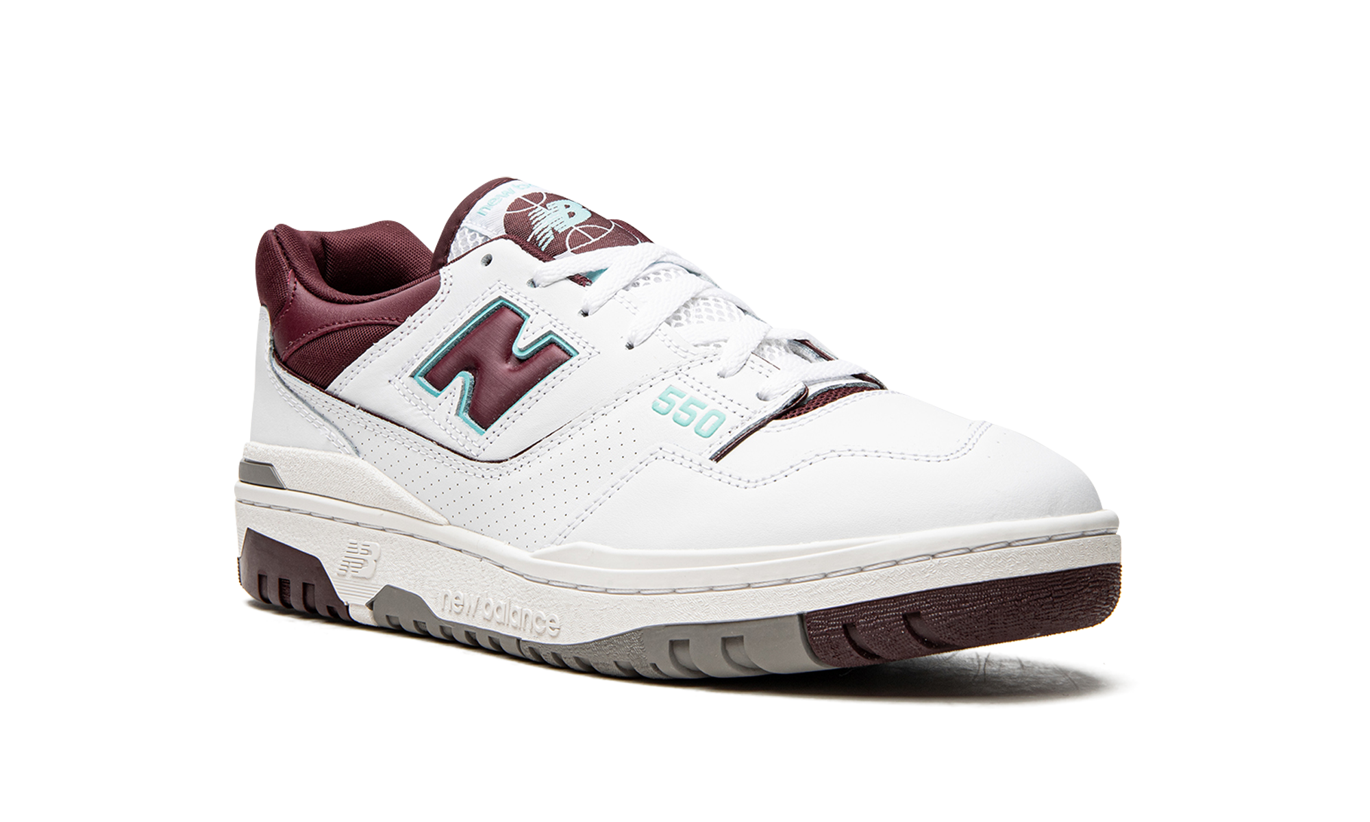 550 "Burgundy / Cyan" BB550WBG