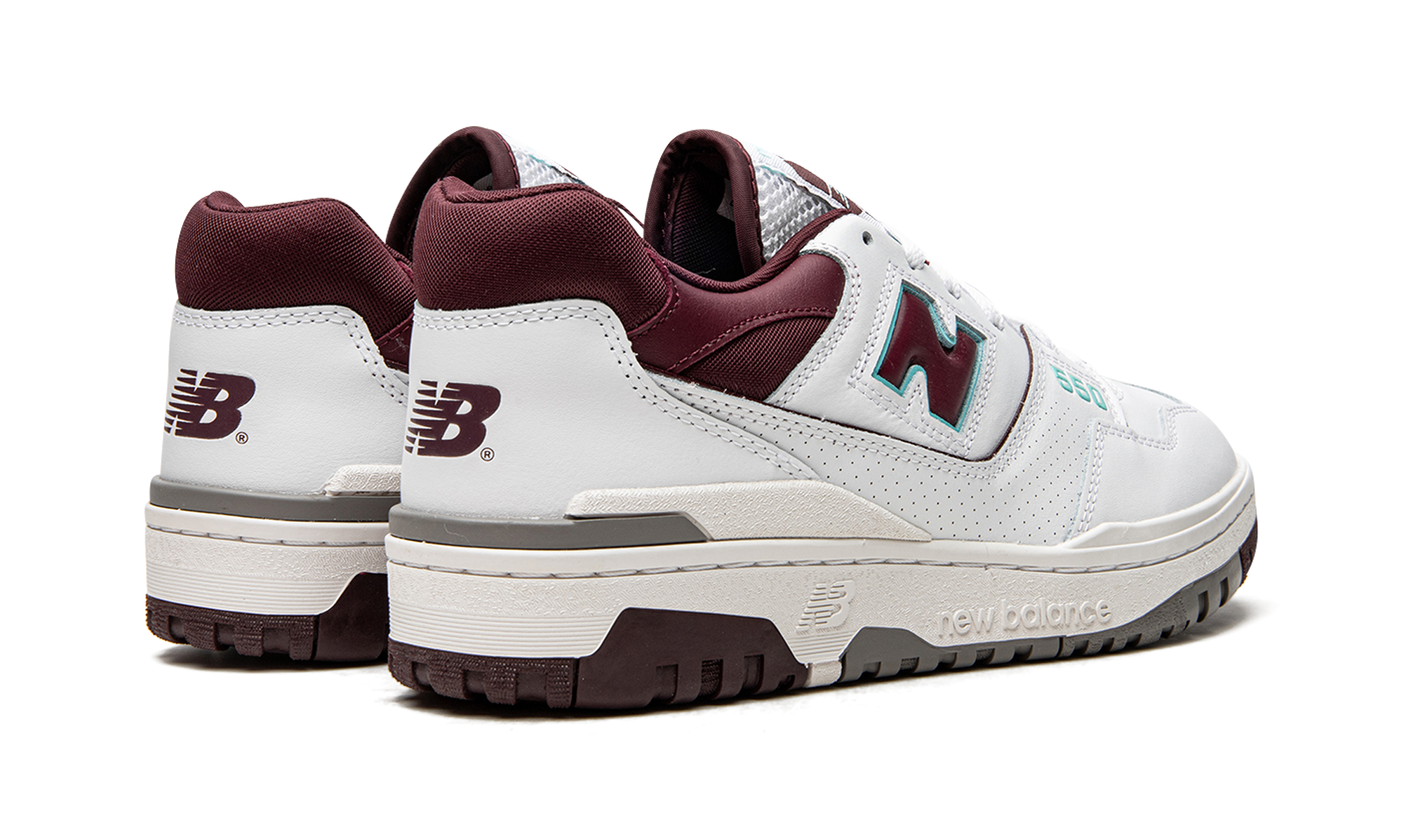 550 "Burgundy / Cyan" BB550WBG
