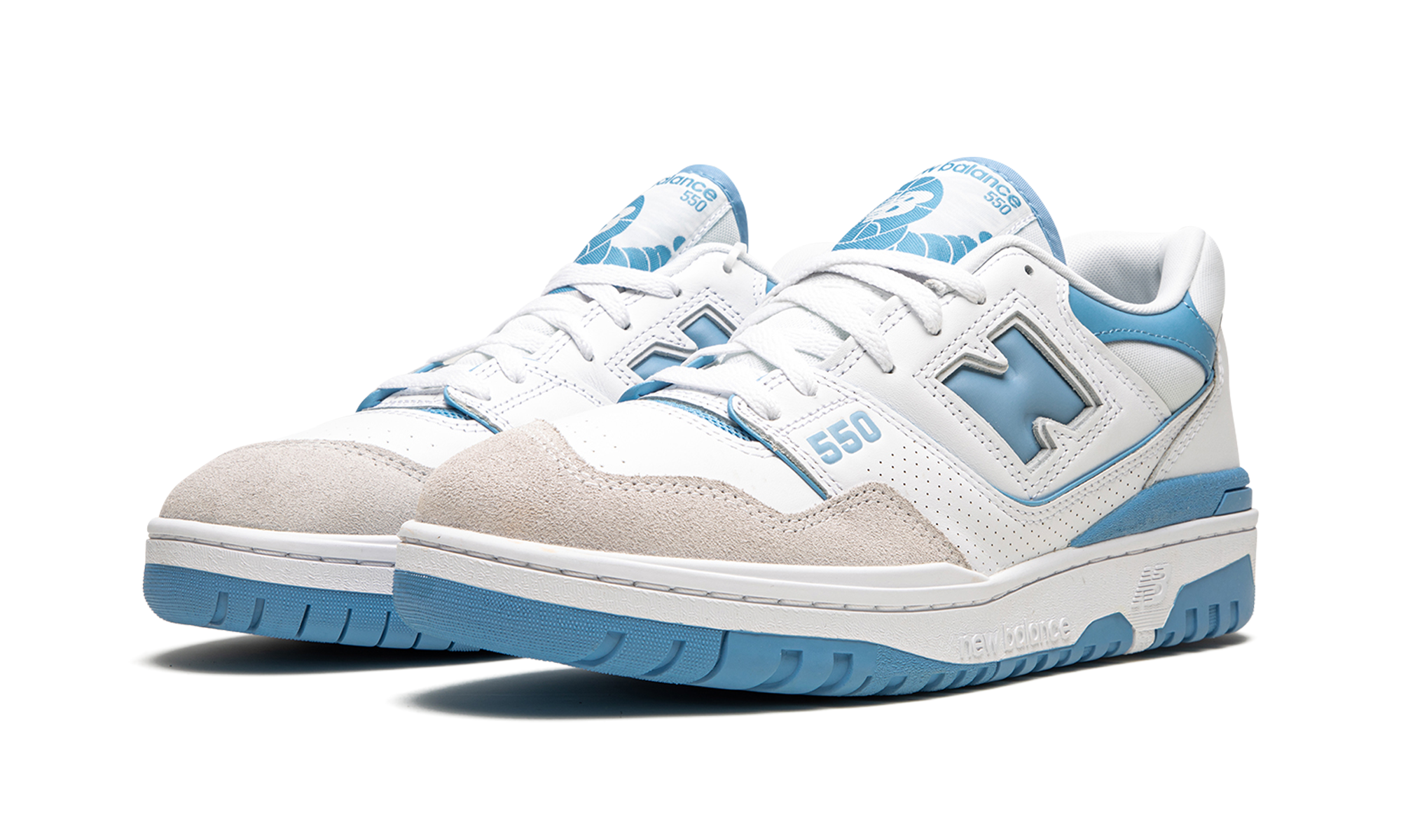 550 "White / Baby Blue" BB550LSB