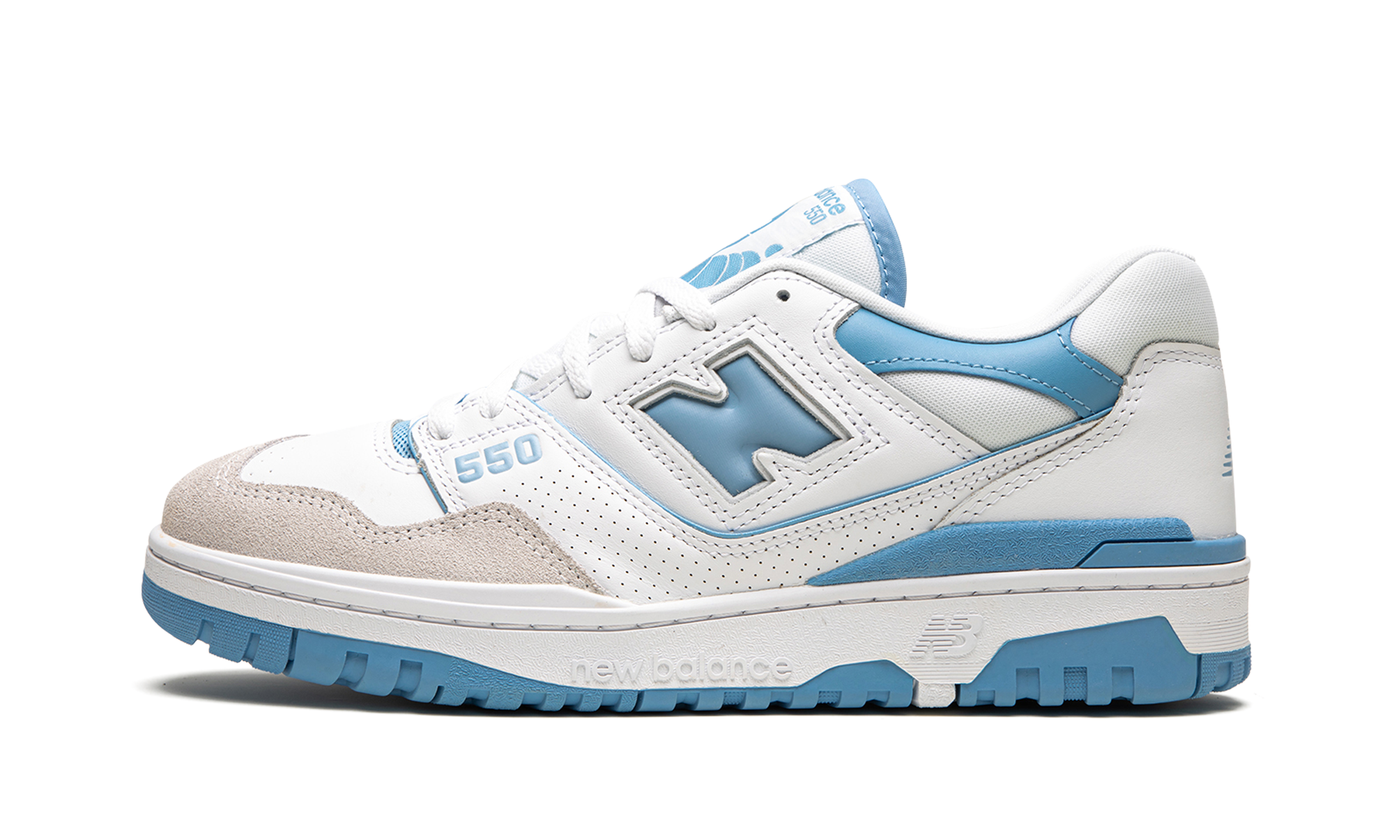 550 "White / Baby Blue" BB550LSB