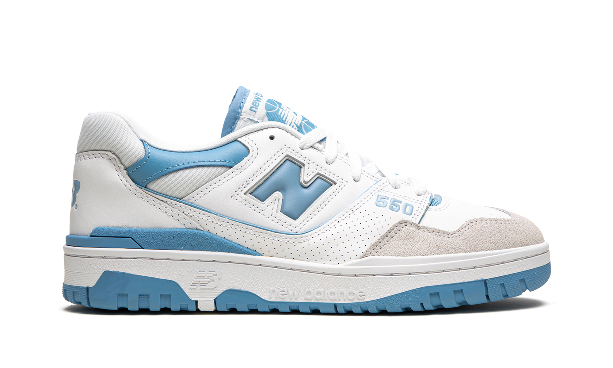 550 "White / Baby Blue" BB550LSB
