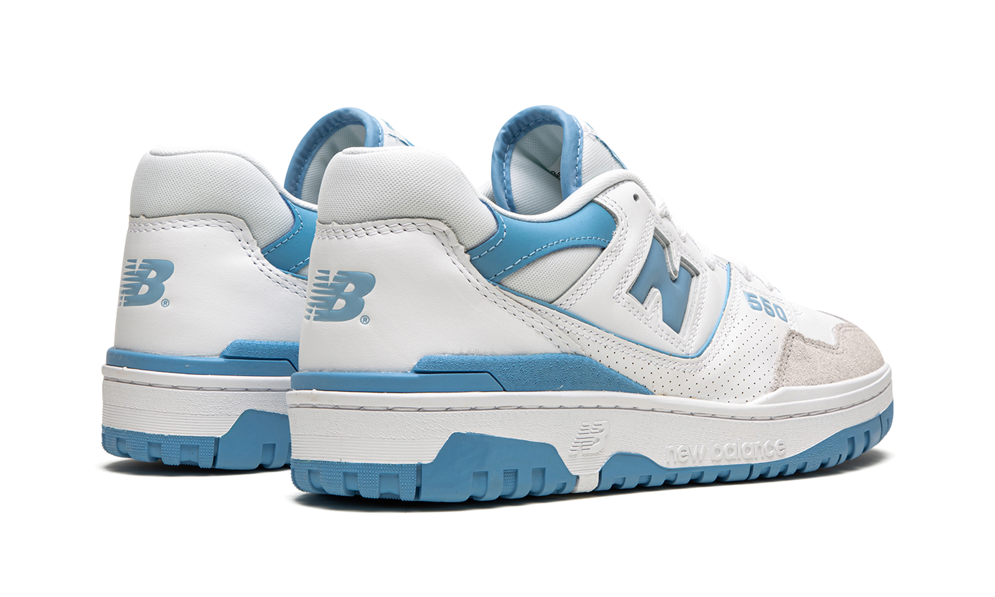550 "White / Baby Blue" BB550LSB