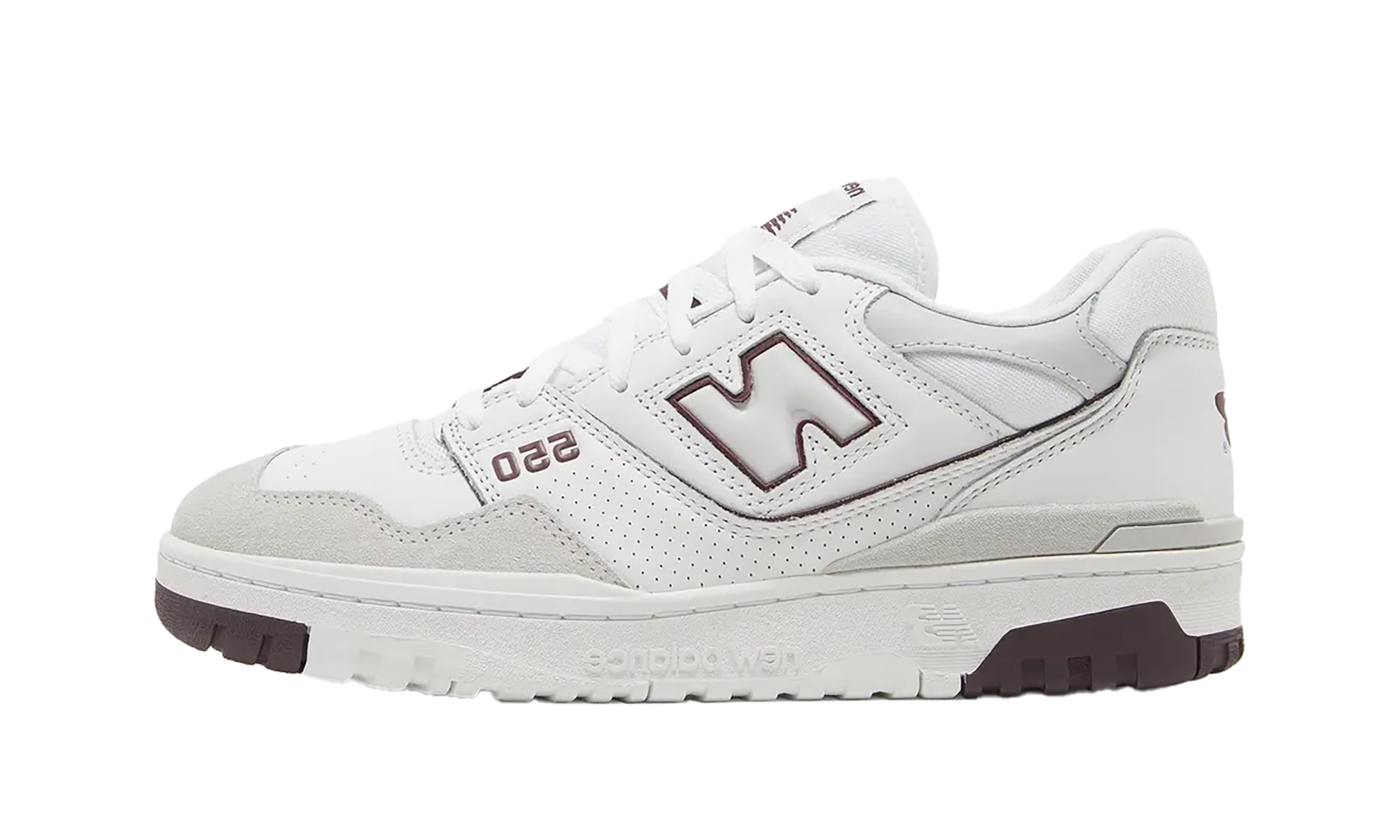 550 "White / Burgundy" BB550FB1