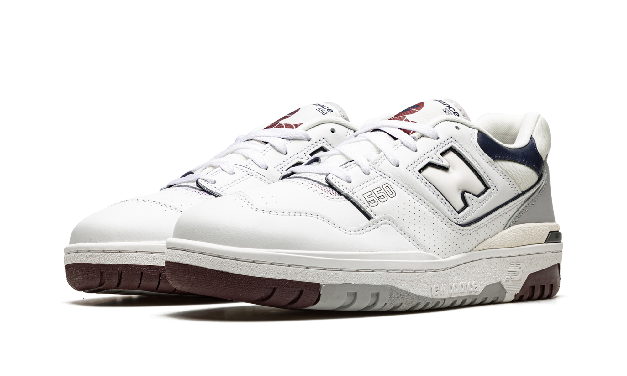 550 "White / Indigo / Burgundy" BB550PWB