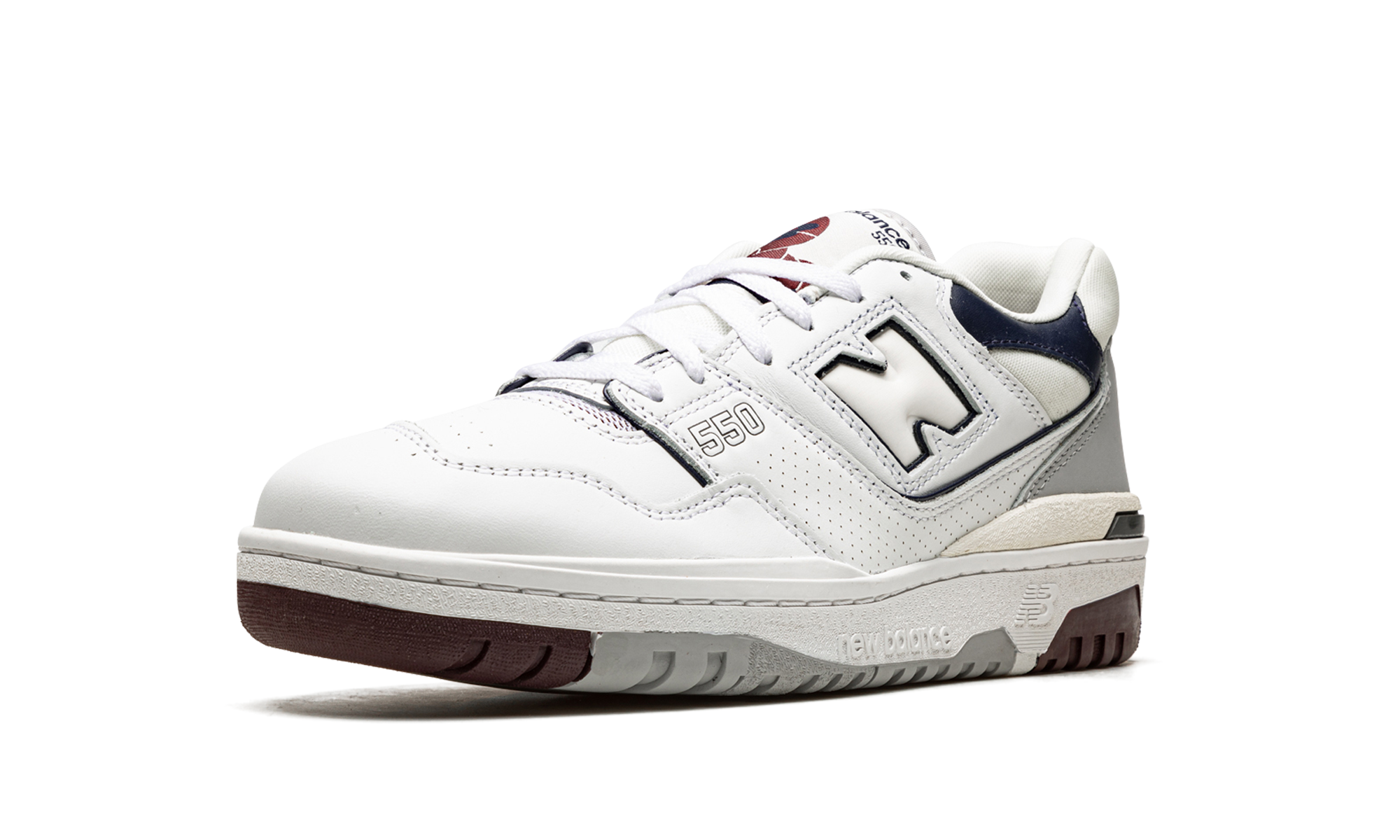 550 "White / Indigo / Burgundy" BB550PWB