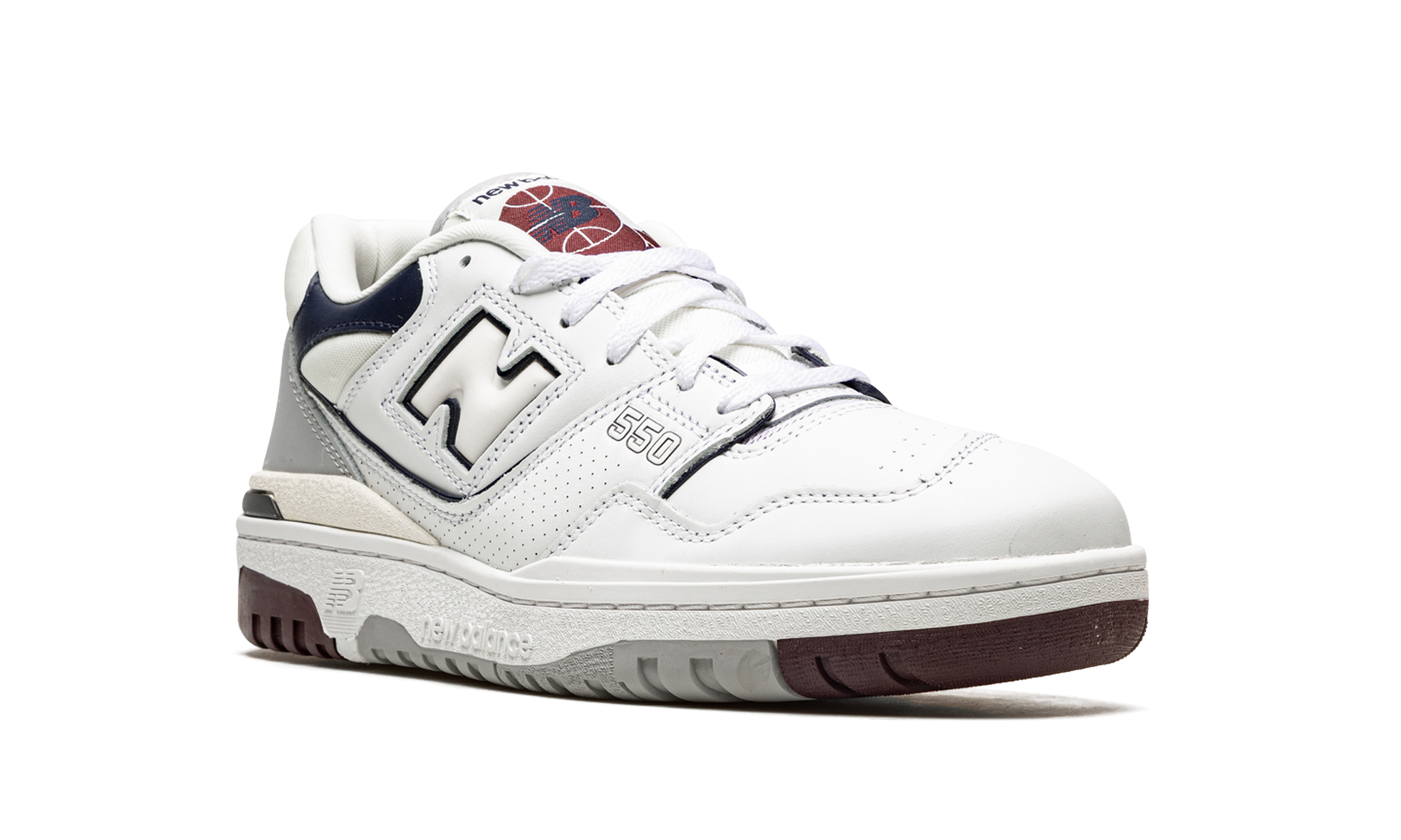 550 "White / Indigo / Burgundy" BB550PWB