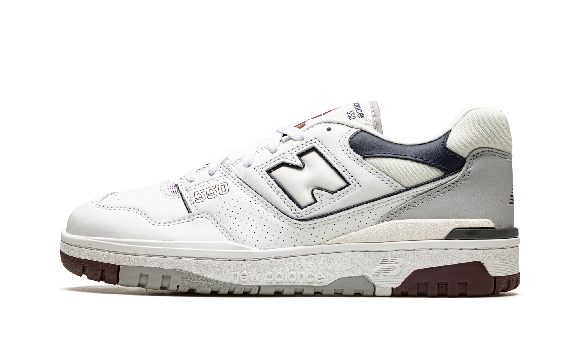 550 "White / Indigo / Burgundy" BB550PWB