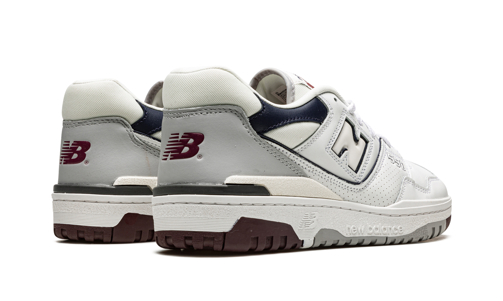 550 "White / Indigo / Burgundy" BB550PWB