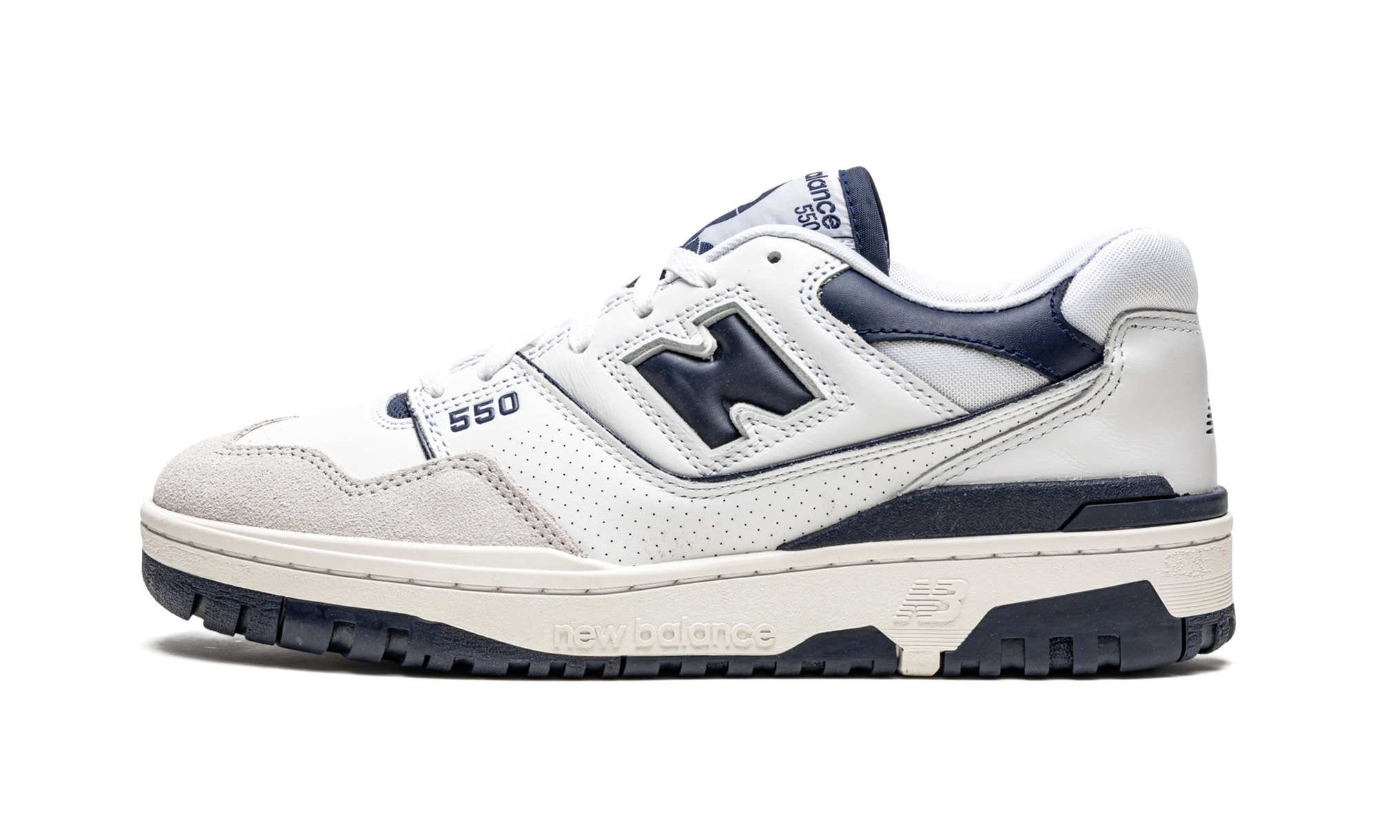 550 "White / Navy Blue" BB550WA1