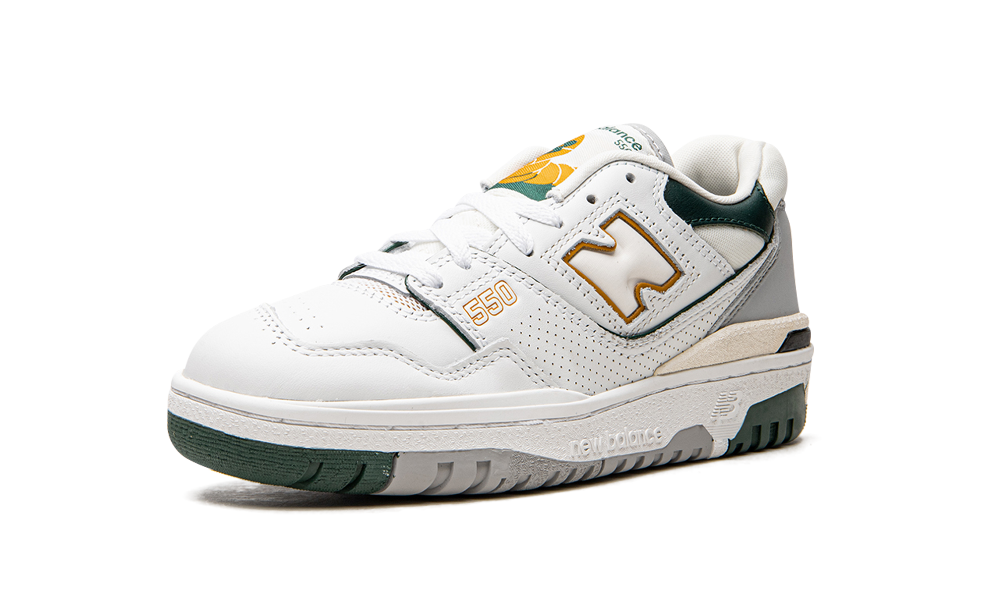 550 "White / Nightwatch Green" BB550PWC