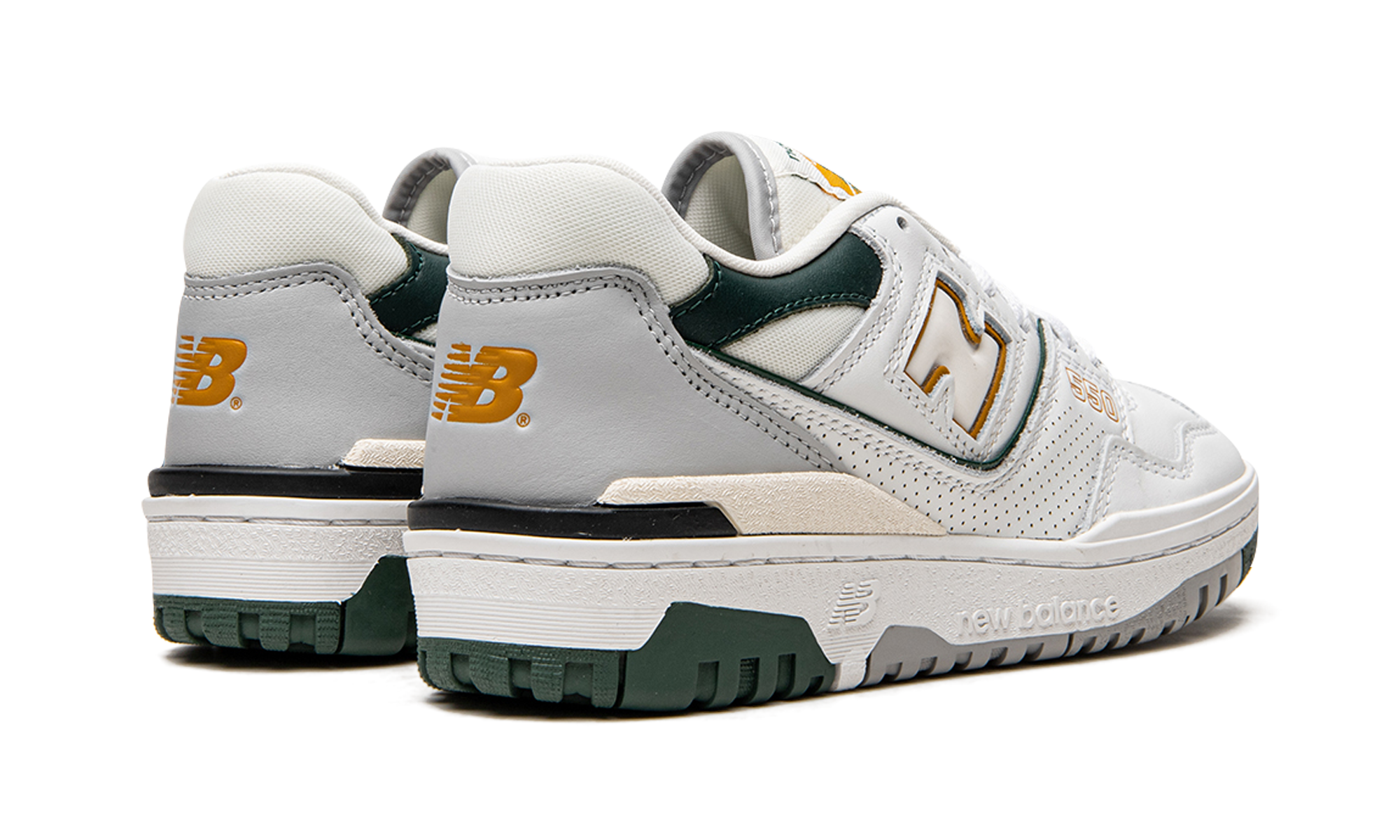 550 "White / Nightwatch Green" BB550PWC