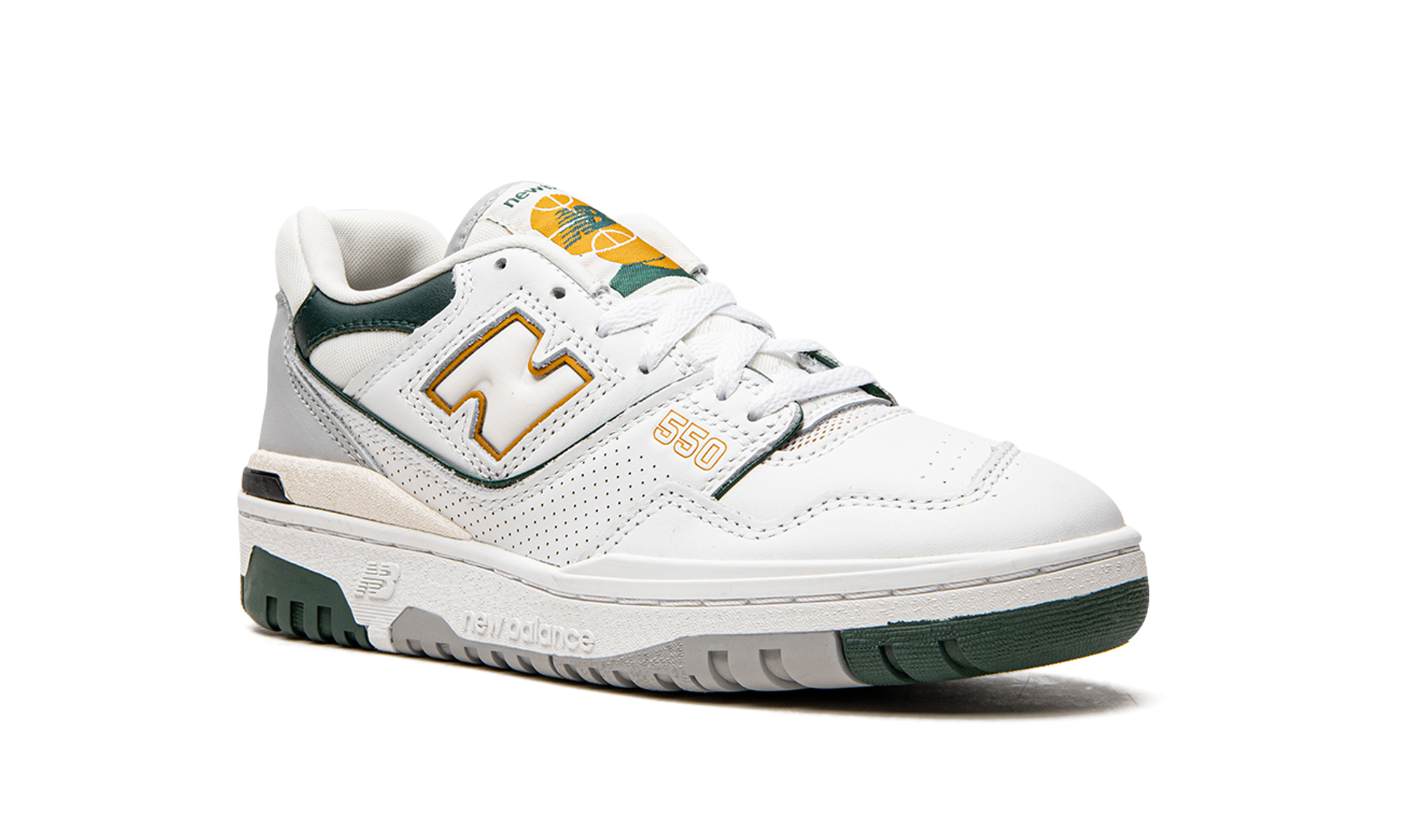 550 "White / Nightwatch Green" BB550PWC