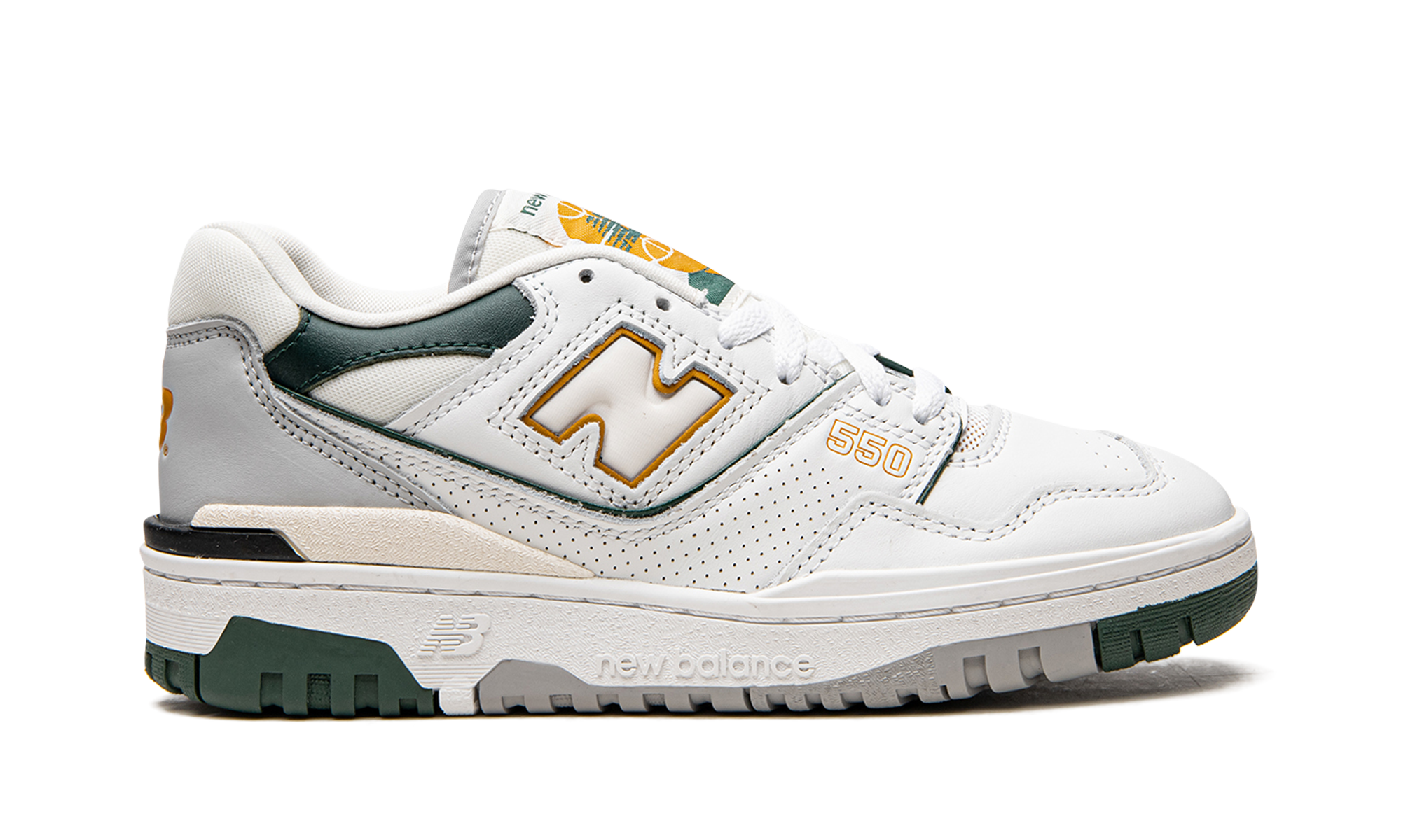 550 "White / Nightwatch Green" BB550PWC