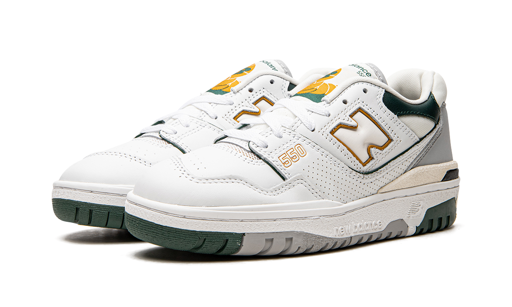 550 "White / Nightwatch Green" BB550PWC