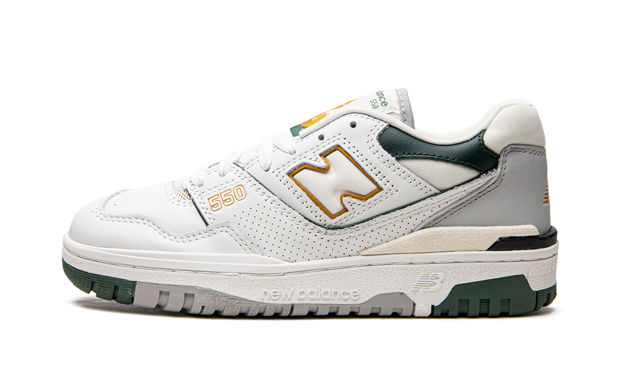 550 "White / Nightwatch Green" BB550PWC