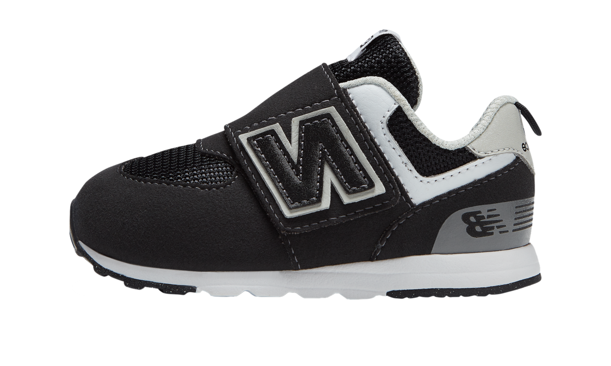574 Hook and Loop TD "Black Silver Metallic" NW574BK