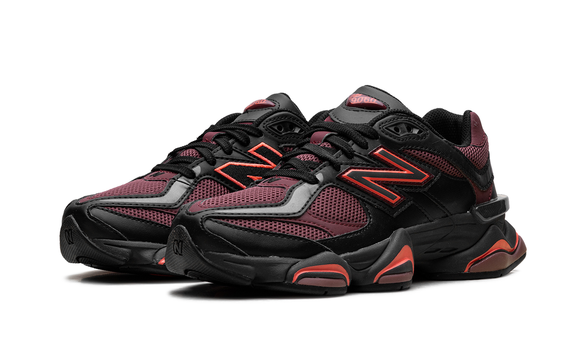 9060 "Black / Washed Burgundy" U9060BLA