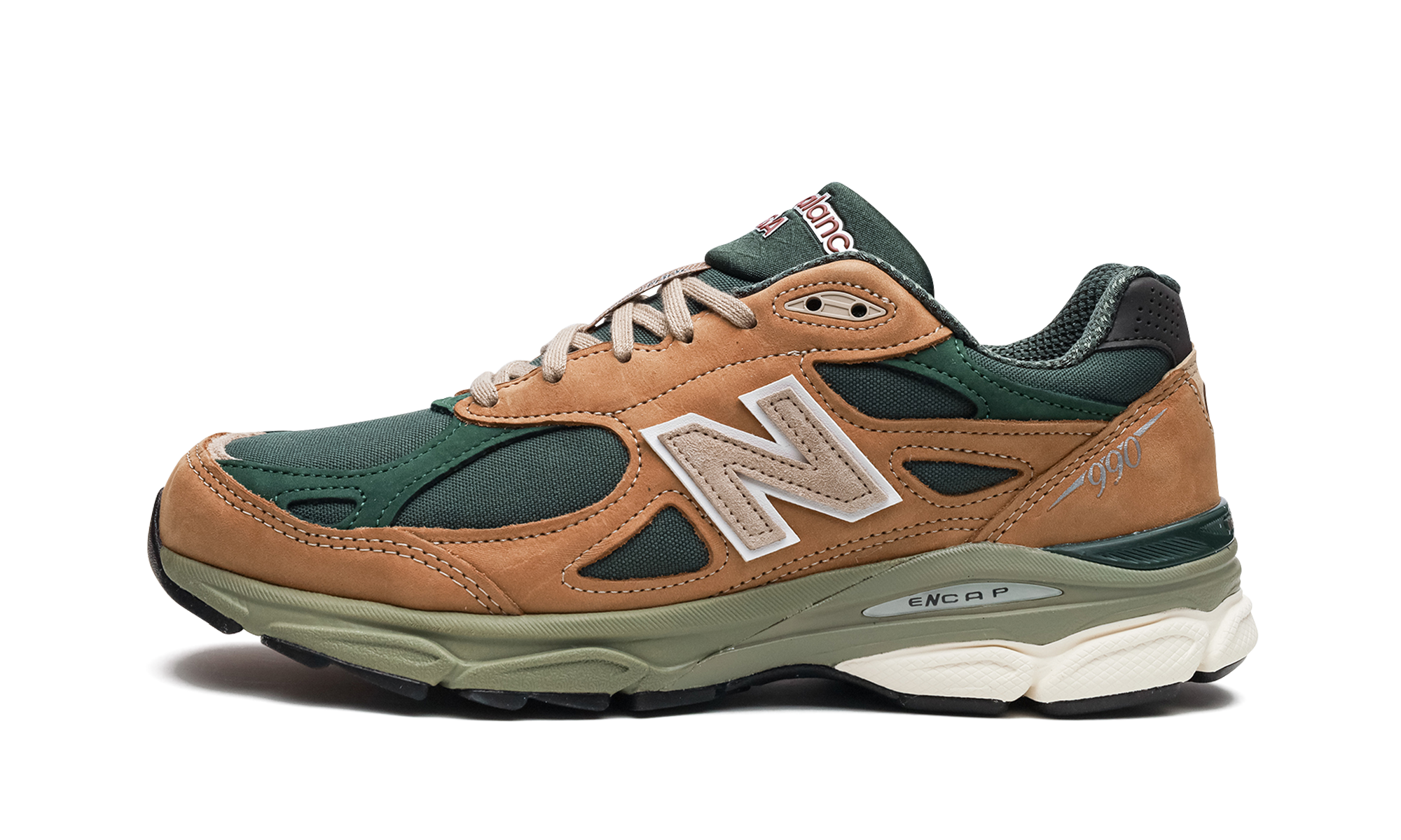 990v3 "Made in USA - Tan / Green" M990WG3