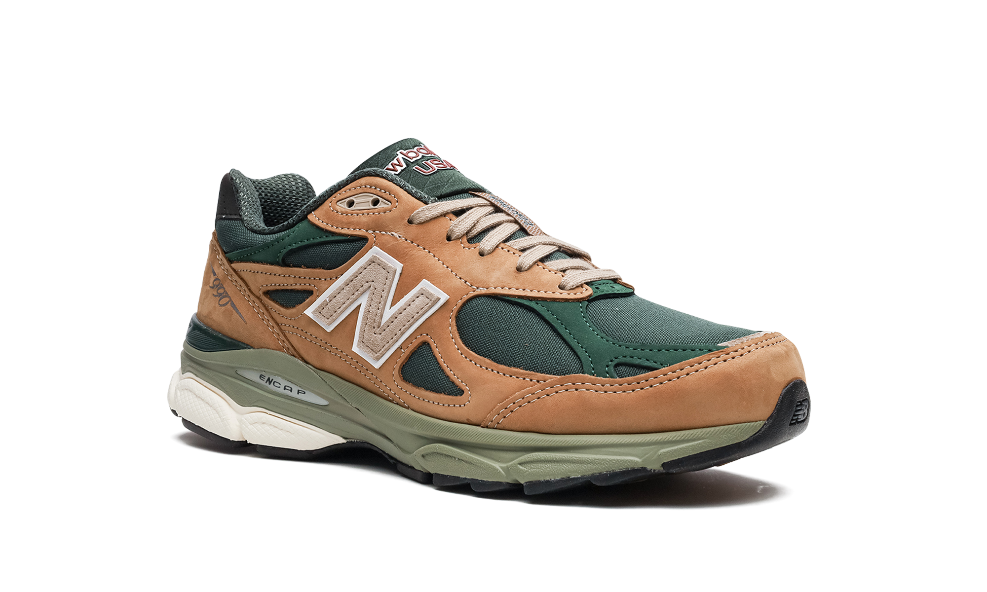 990v3 "Made in USA - Tan / Green" M990WG3