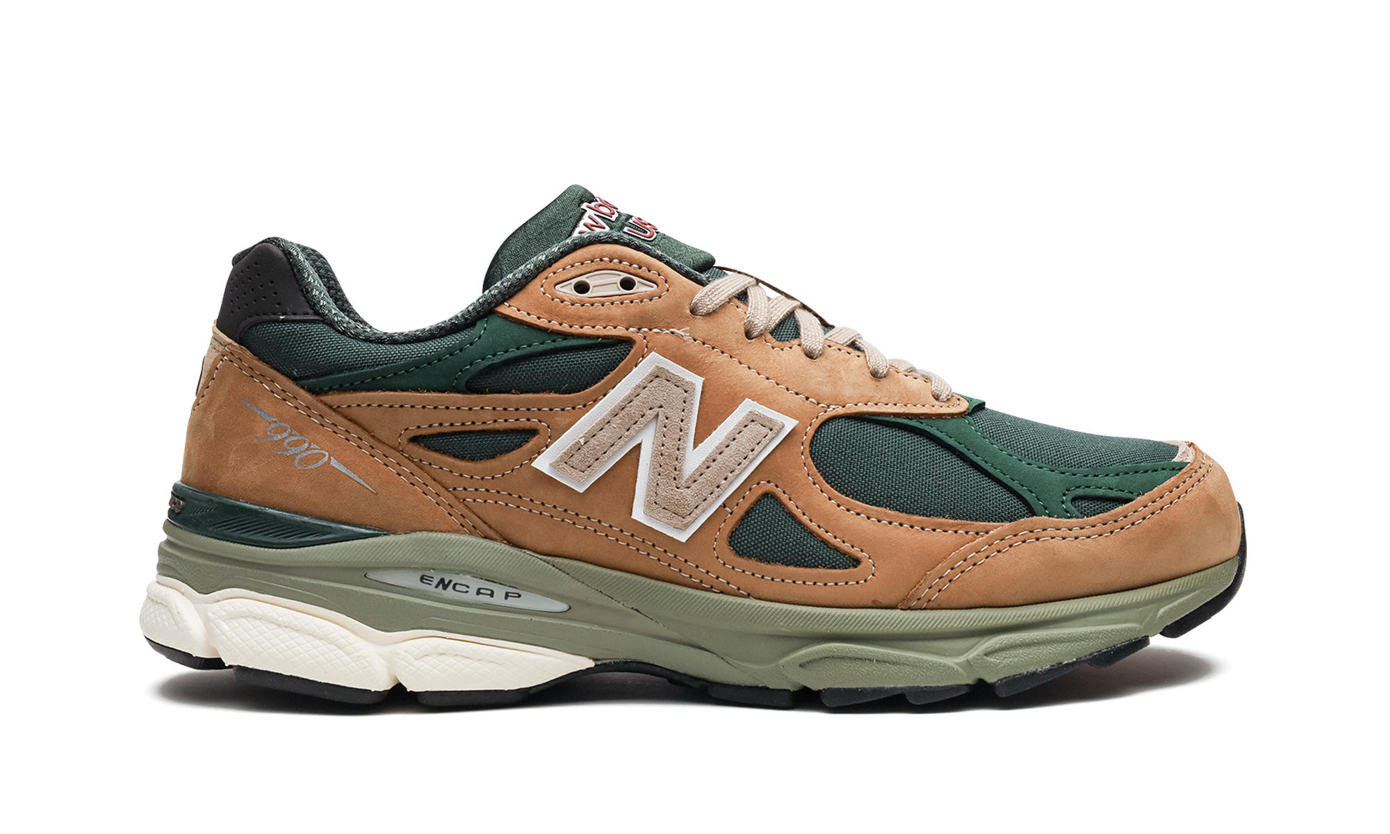 990v3 "Made in USA - Tan / Green" M990WG3