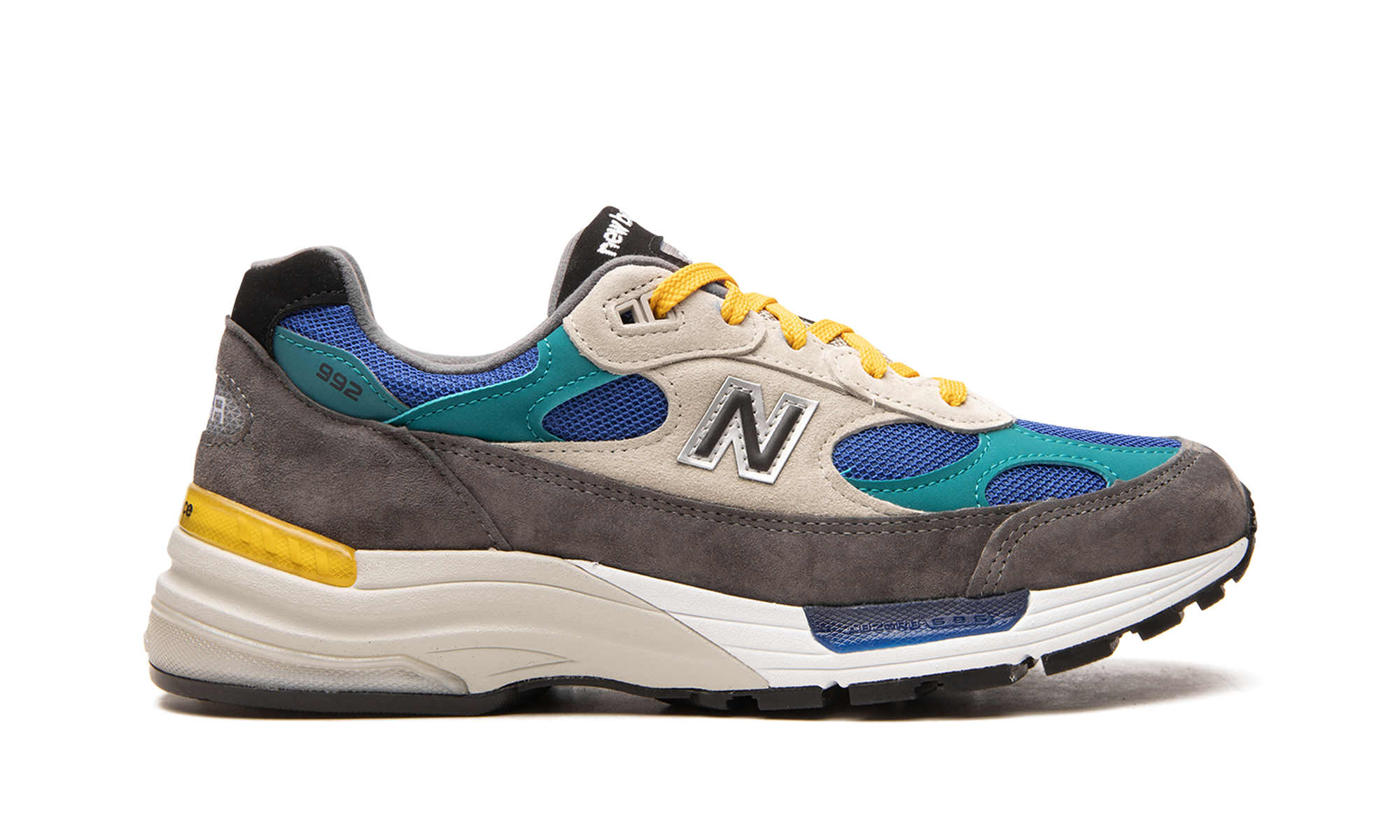 992 "Grey / blue / teal / yellow" M992RR