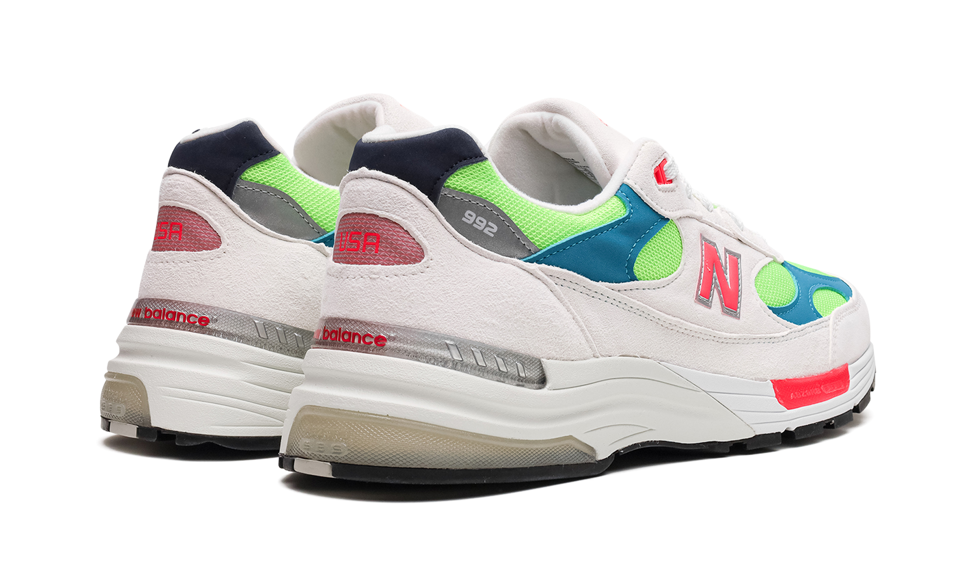 992 "White Neon Cyan" M992DA