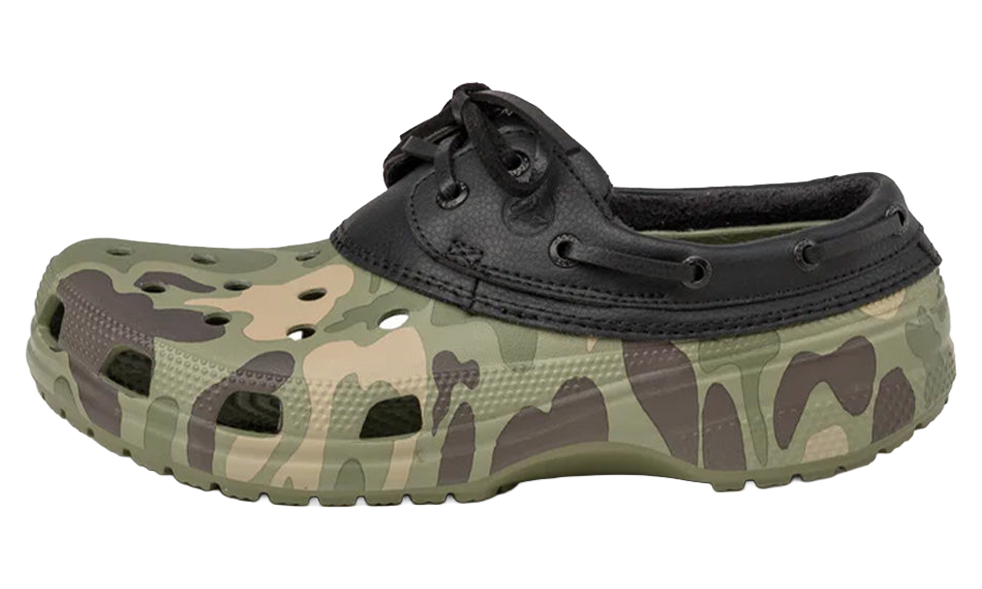 Classic Duck Camo Boat Shoe "Black" 212951 0SL