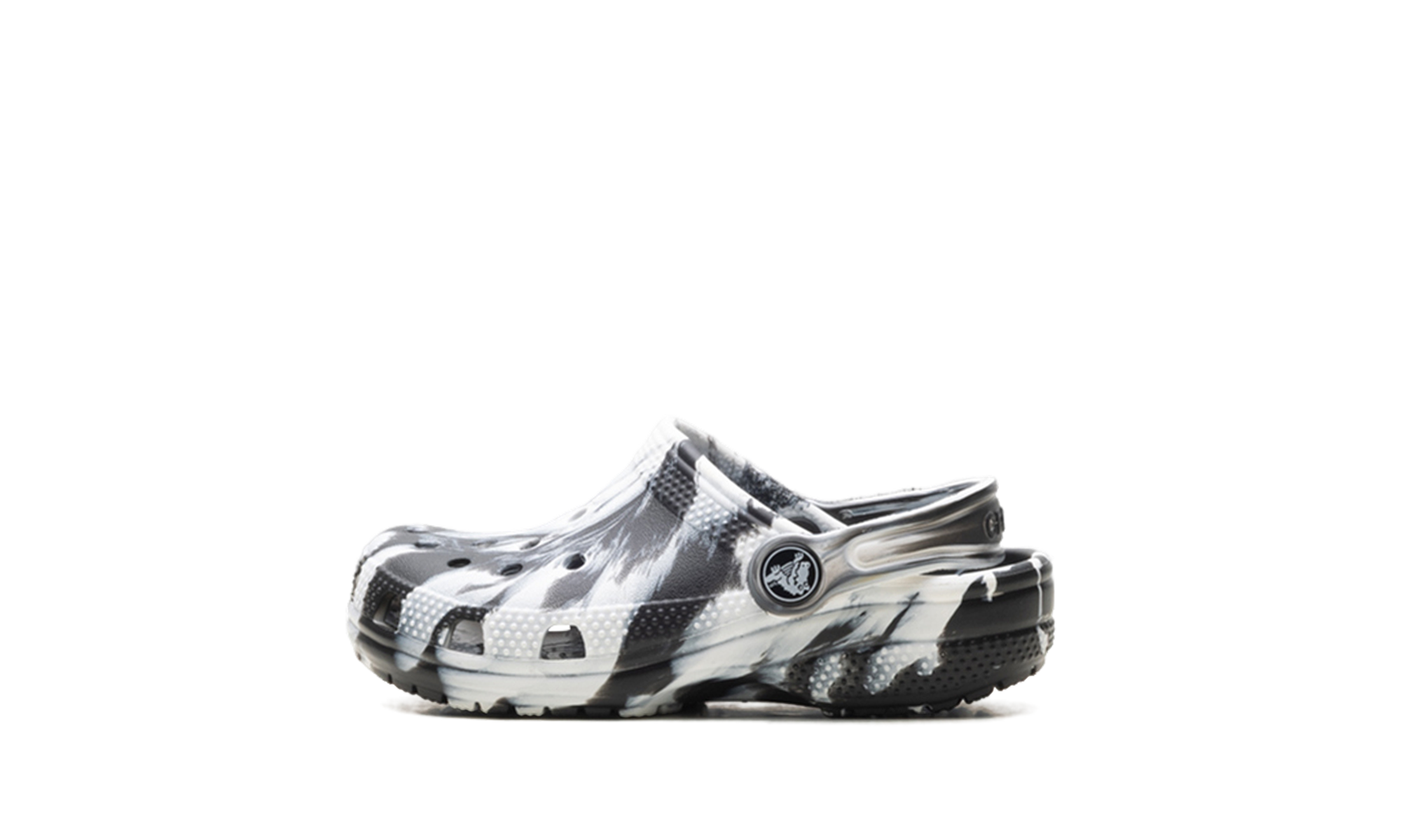 Classic Marbled Clog Td "Black" 206838 066