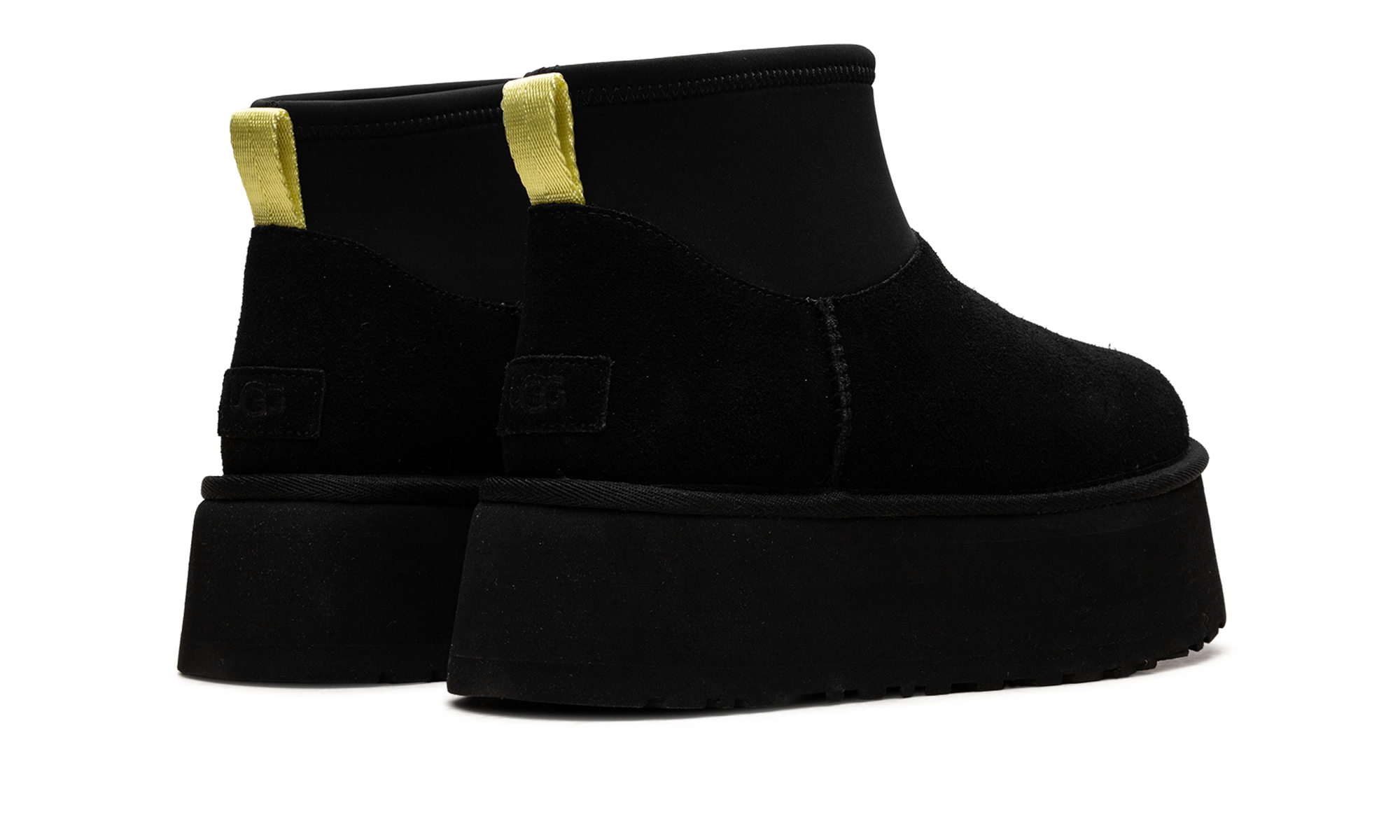 Classic Mini Dipper Boot WMNS "Black Yellow" 1168170 BLK