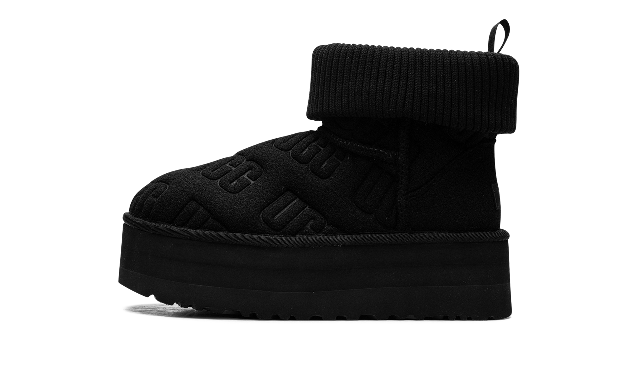 Classic Mini Platform Felted WMNS "Black" 1144047 BLK