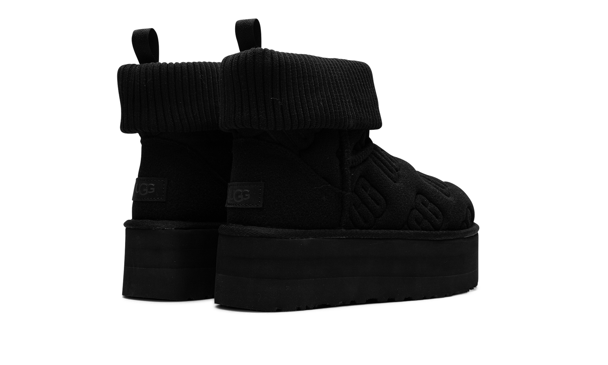 Classic Mini Platform Felted WMNS "Black" 1144047 BLK