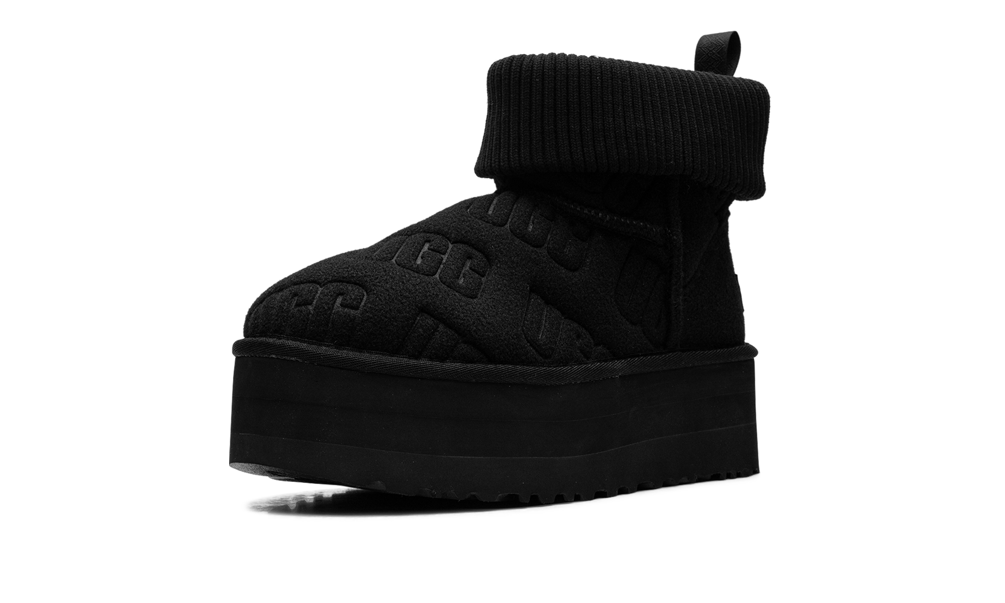 Classic Mini Platform Felted WMNS "Black" 1144047 BLK
