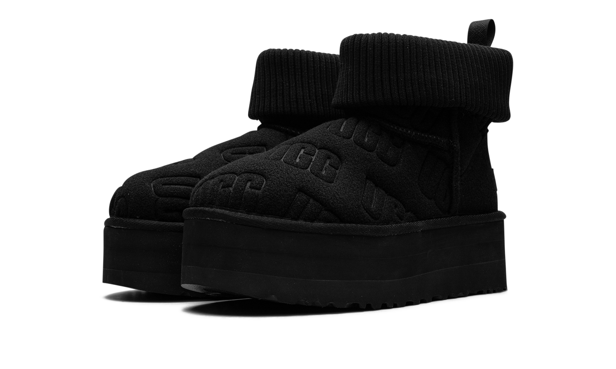 Classic Mini Platform Felted WMNS "Black" 1144047 BLK