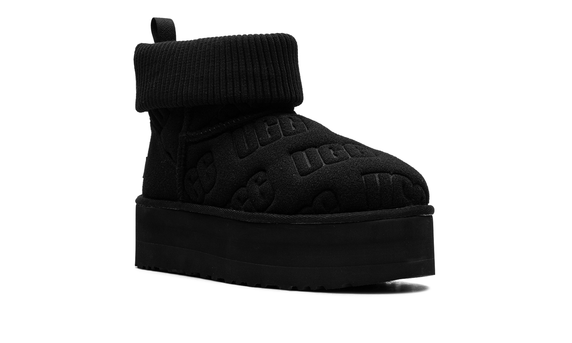 Classic Mini Platform Felted WMNS "Black" 1144047 BLK
