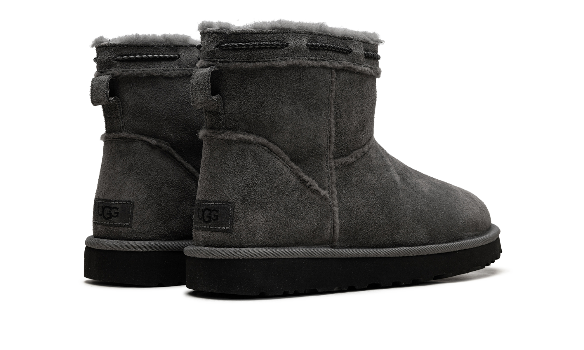 Classic Mini Shearling Braid WMNS "Charcoal" 1166751 CHRC