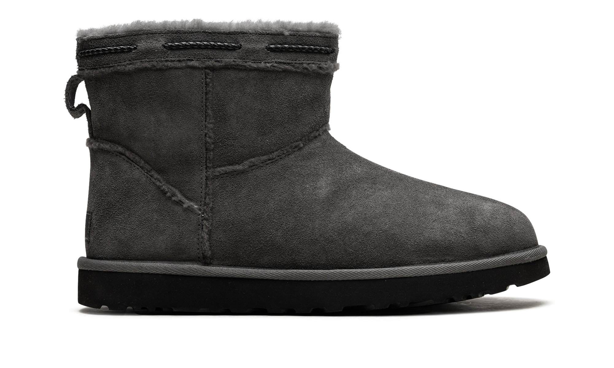 Classic Mini Shearling Braid WMNS "Charcoal" 1166751 CHRC