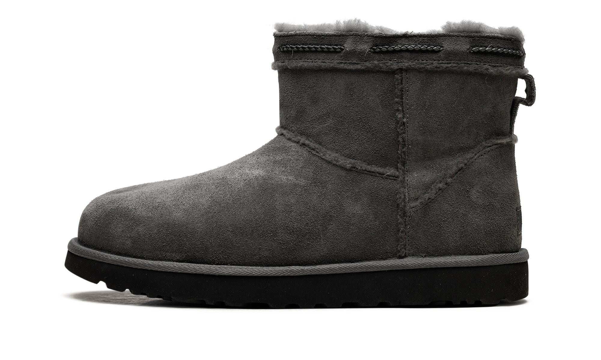 Classic Mini Shearling Braid WMNS "Charcoal" 1166751 CHRC