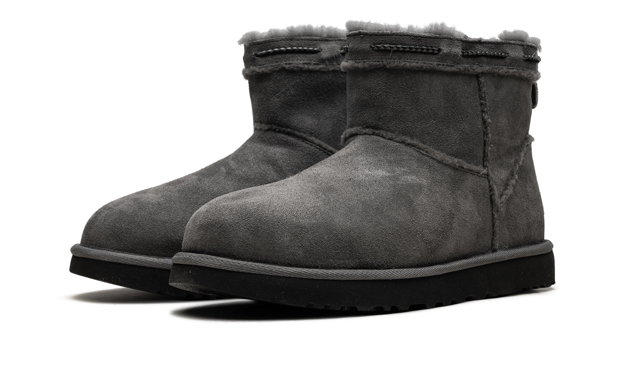 Classic Mini Shearling Braid WMNS "Charcoal" 1166751 CHRC