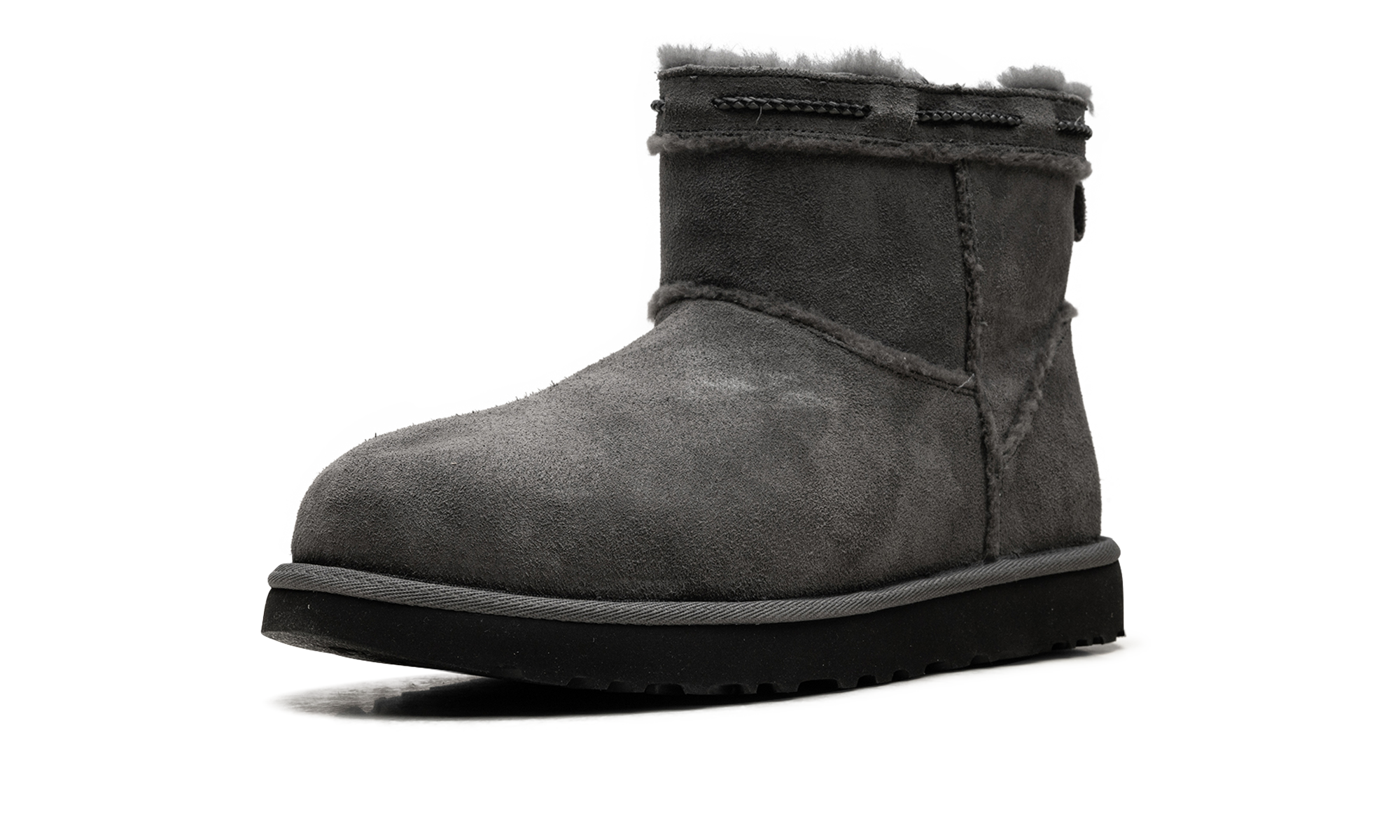 Classic Mini Shearling Braid WMNS "Charcoal" 1166751 CHRC