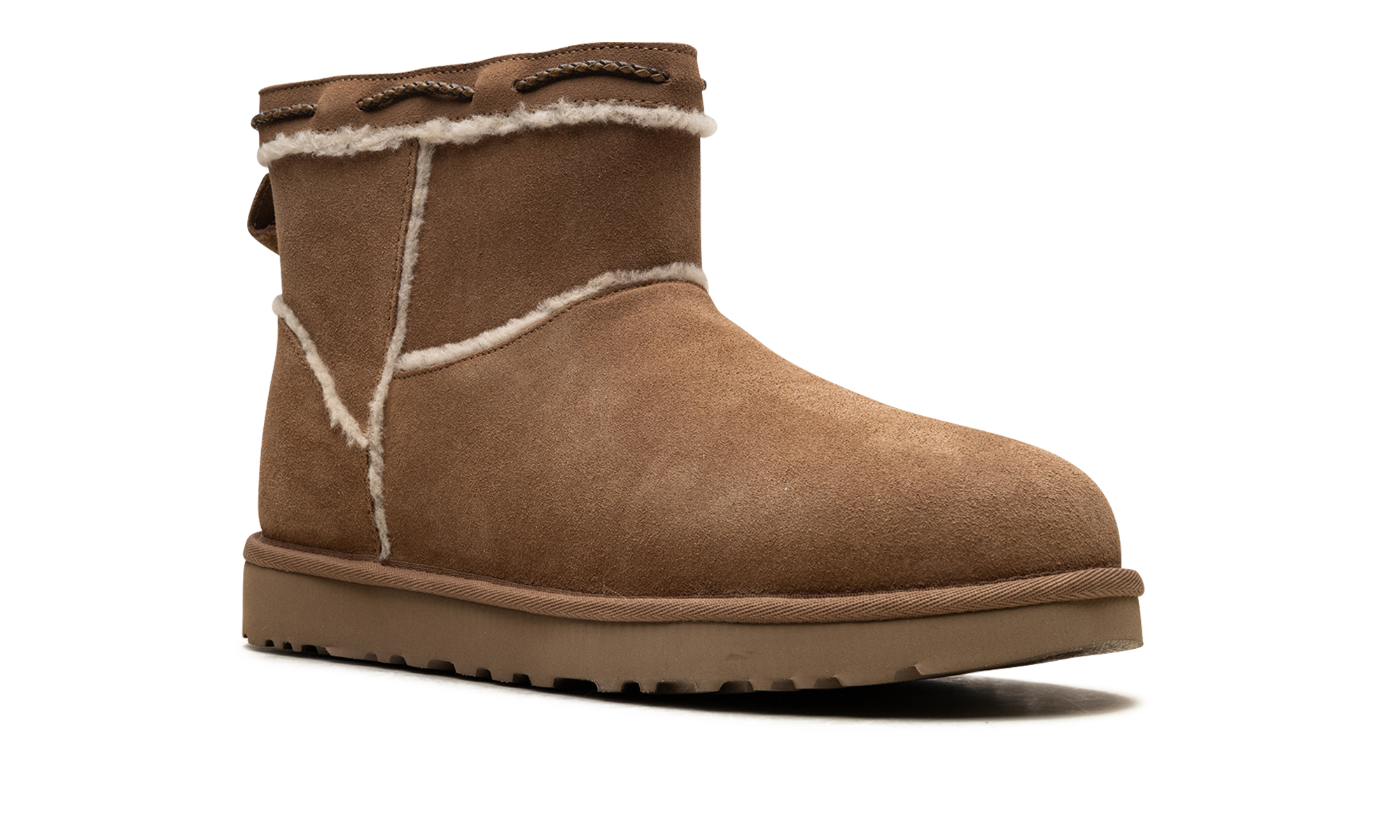 Classic Mini Shearling Braid WMNS "Chestnut" 1166751 CHE