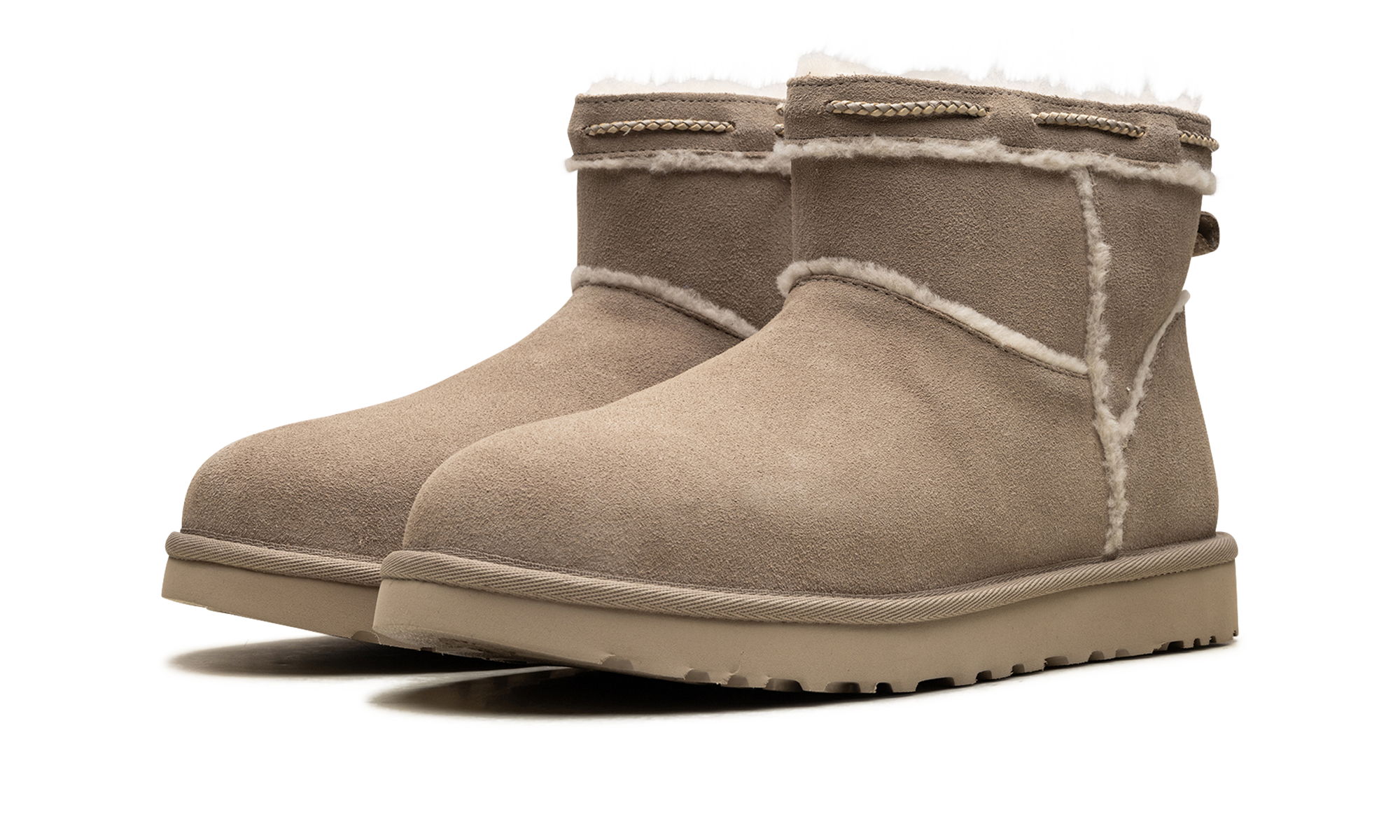 Classic Mini Shearling Braid WMNS "Dune" 1166751 DUNE