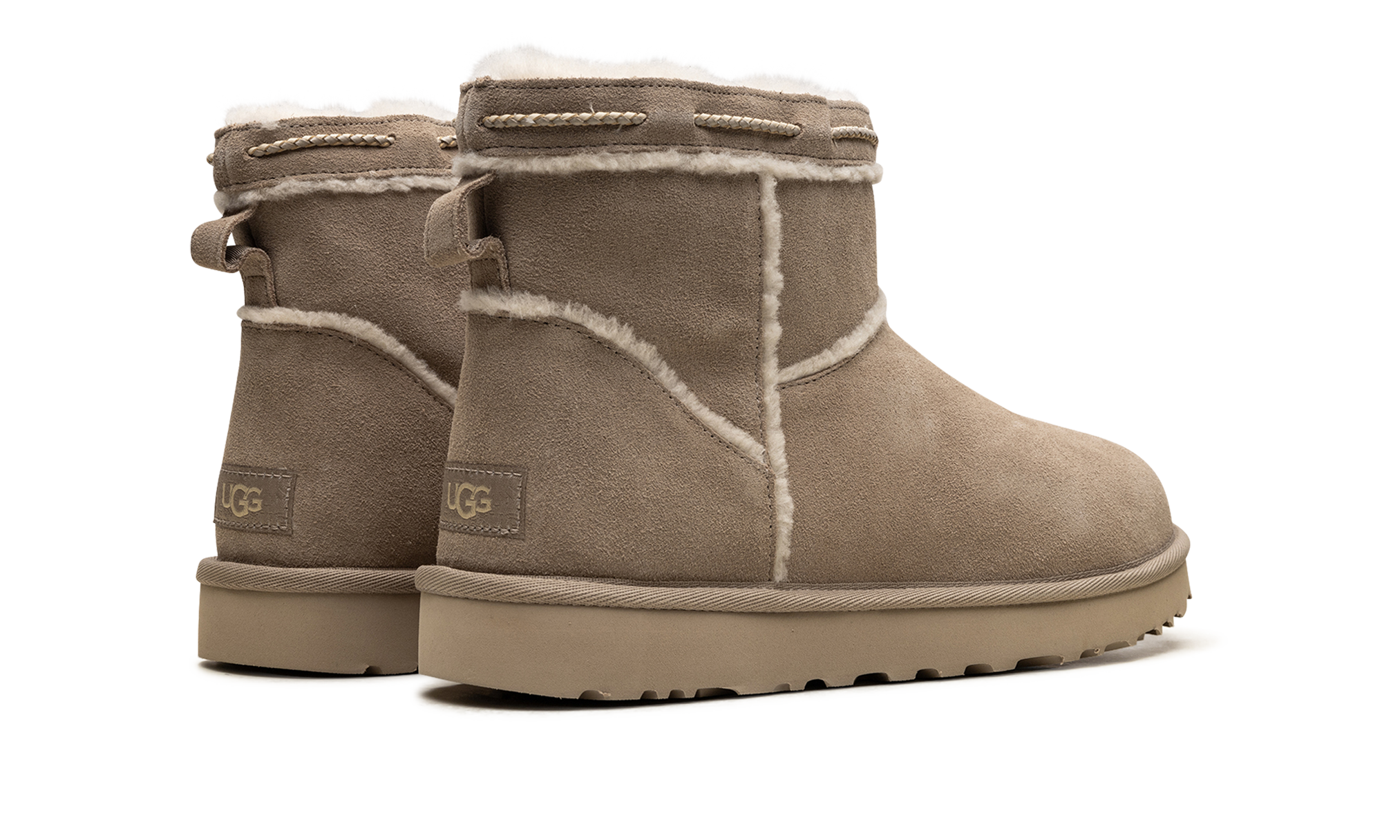 Classic Mini Shearling Braid WMNS "Dune" 1166751 DUNE