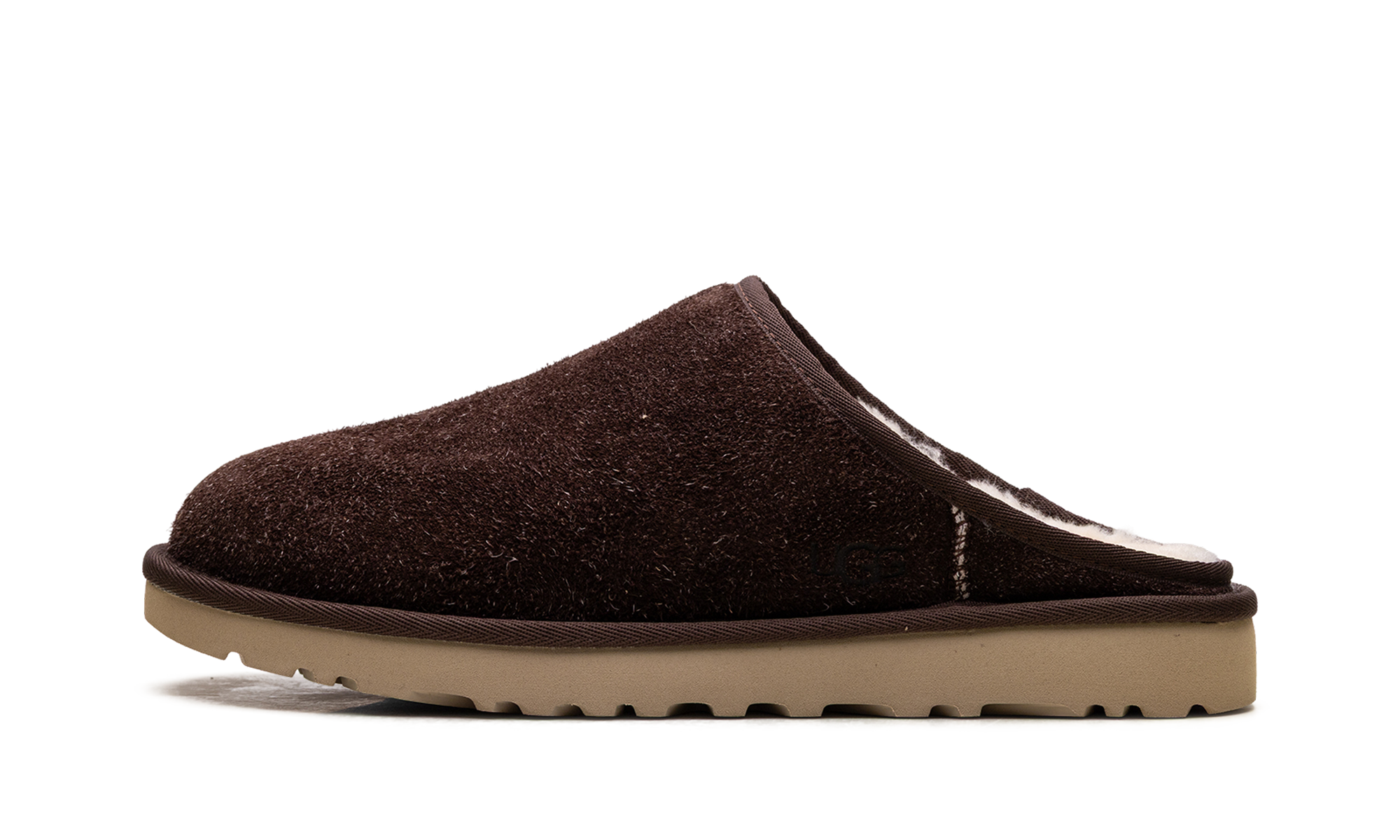 Classic Slip-On Shaggy Suede Slipper "Burnt Cedar" 1153104 BCDR