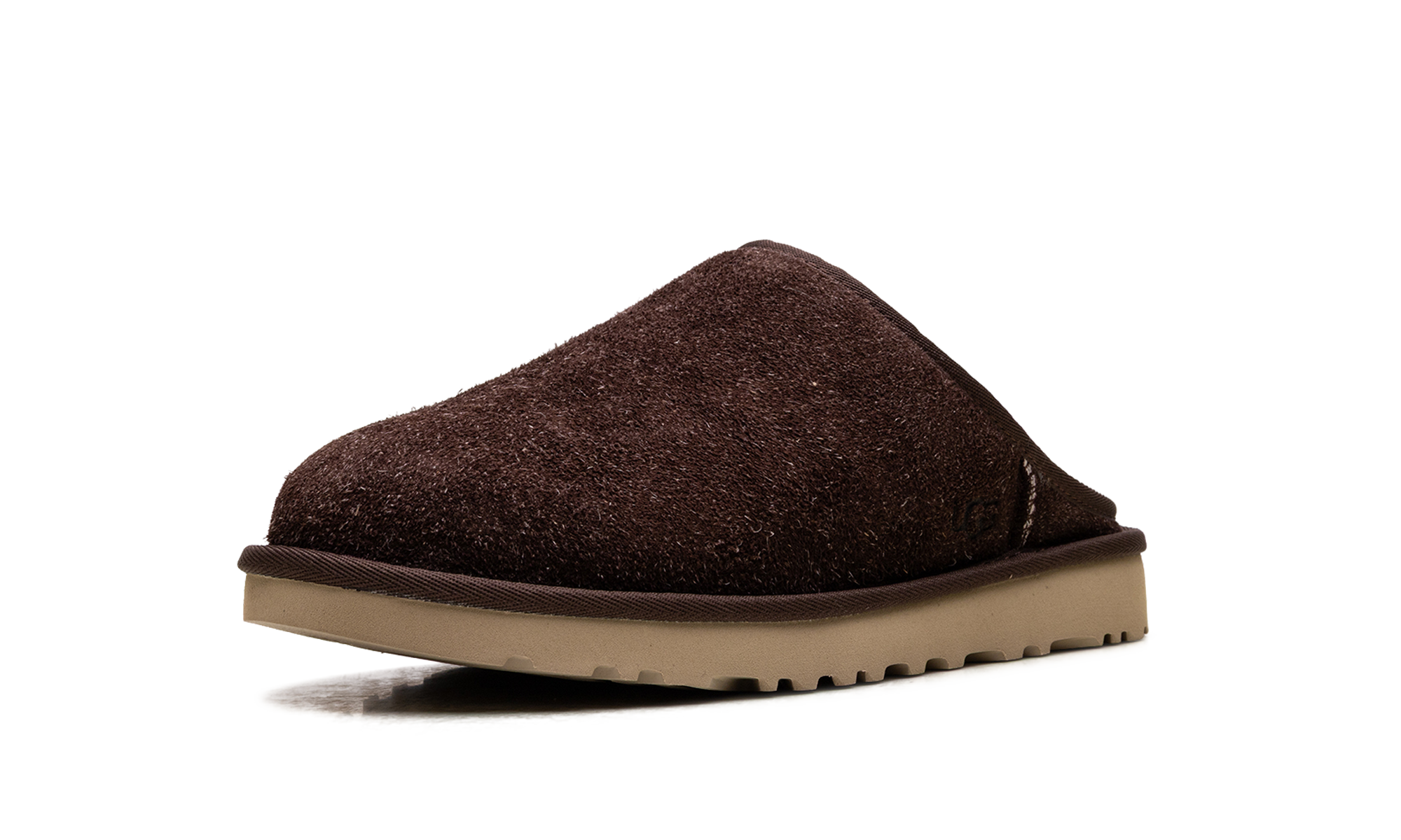 Classic Slip-On Shaggy Suede Slipper "Burnt Cedar" 1153104 BCDR