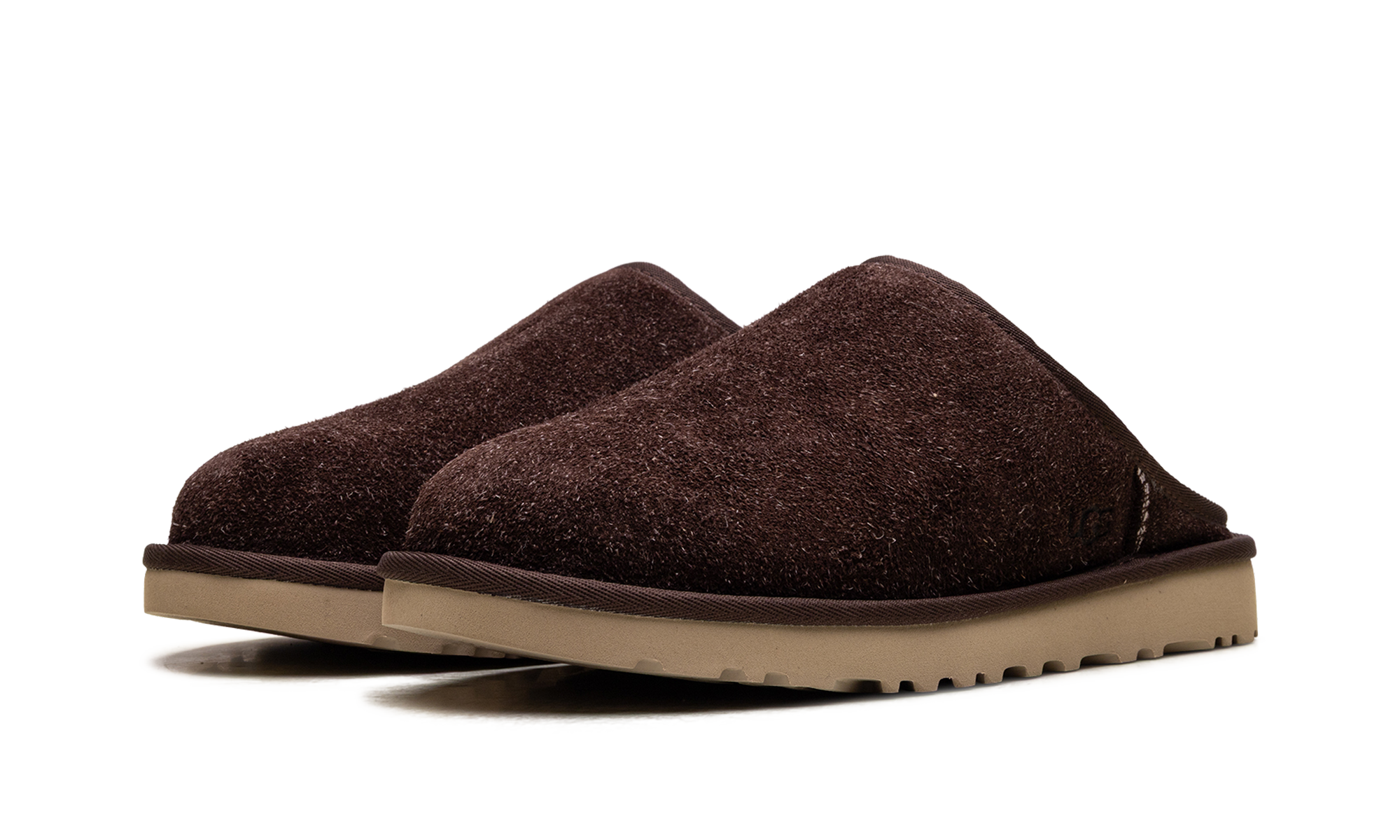 Classic Slip-On Shaggy Suede Slipper "Burnt Cedar" 1153104 BCDR
