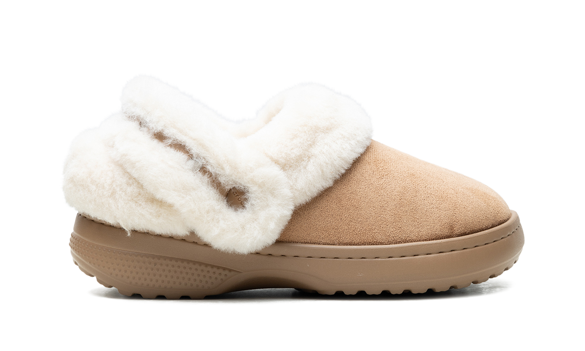 Classic Unfurgettable Vegan Suede Clog "Sepia" 212106 2EY