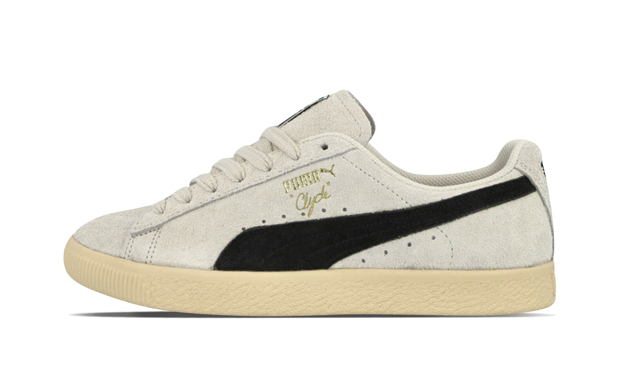 Clyde Hairy Suede "White" 393115-01