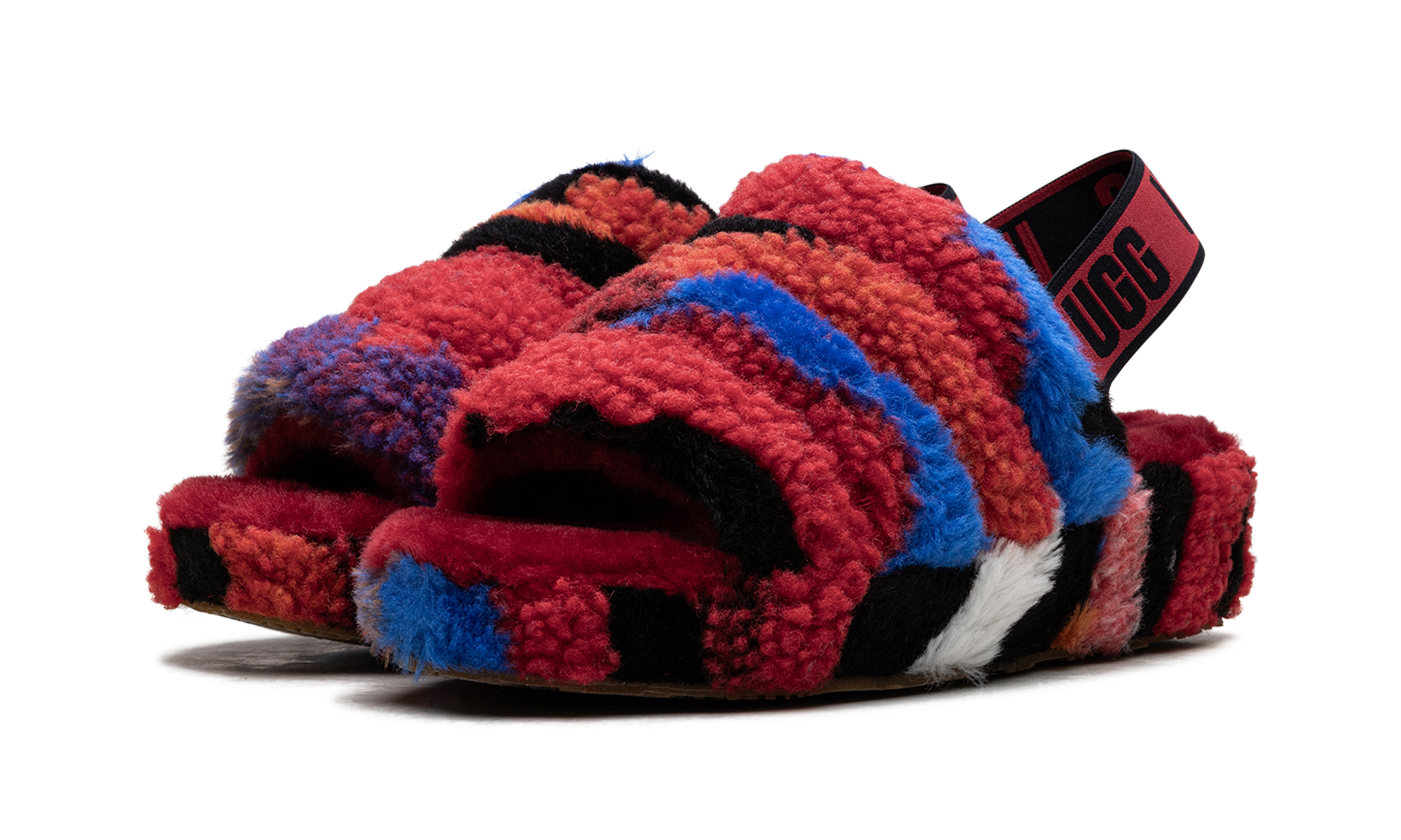 Fluff Yeah Slide WMNS "Cali Collage Red" 1118164 RED